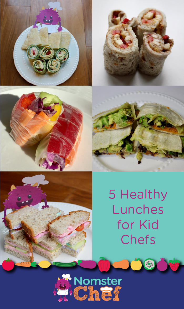 Nomster Chef | 5 Healthy Lunches for Kid Chefs | Fun food recipes for ...