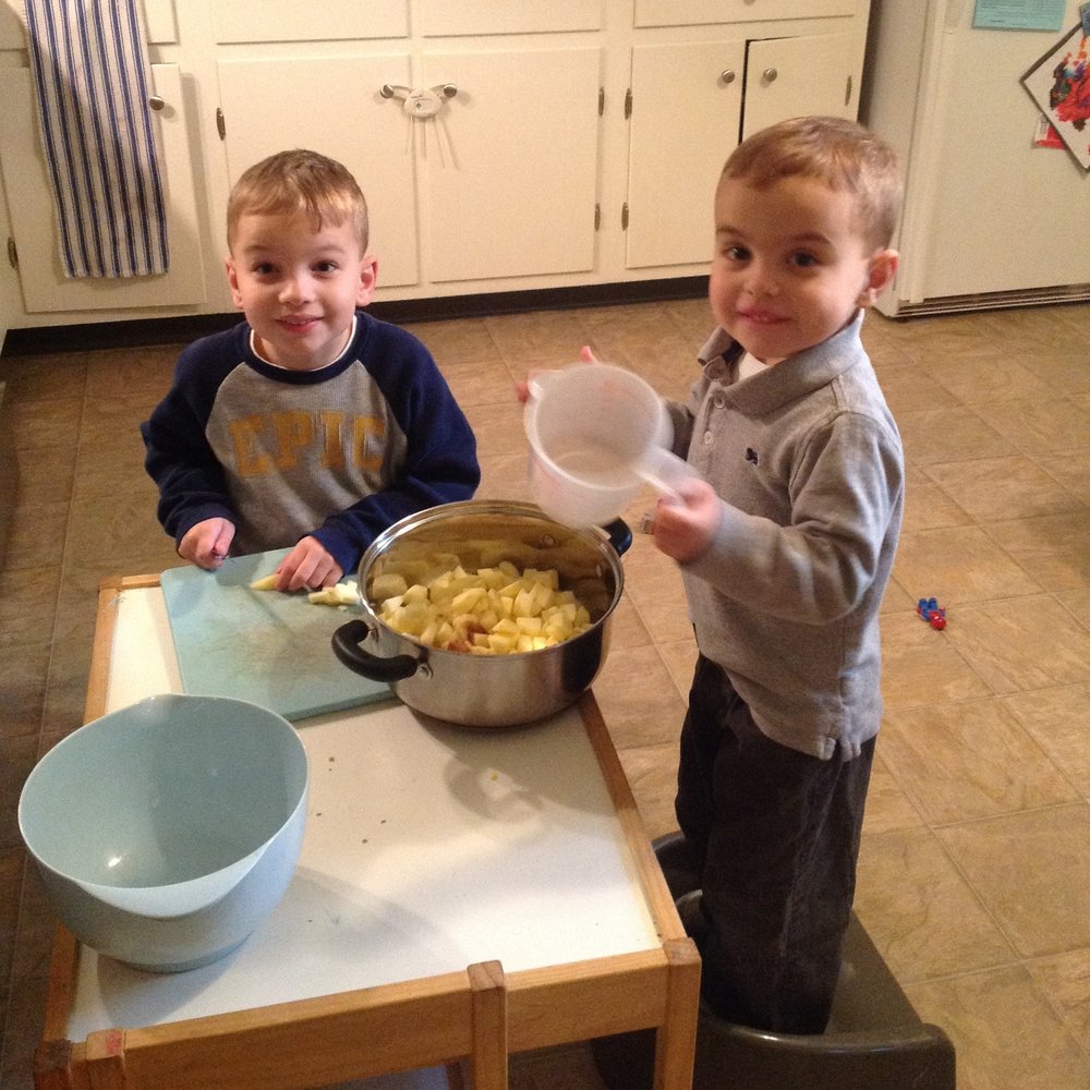 Chefs Patrick and Christian, Ages 3 and 5