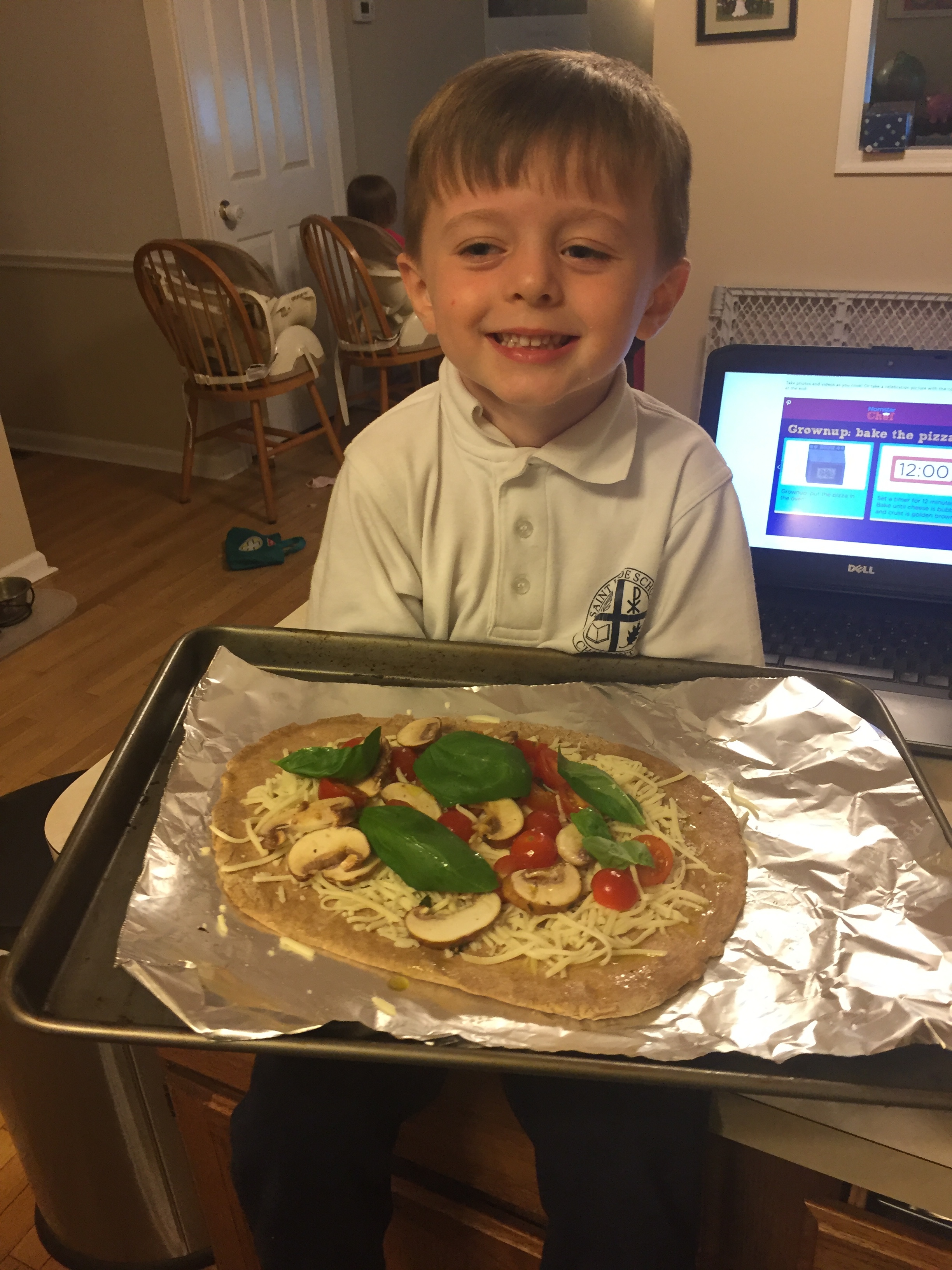 Chef Nicholas, Age 4