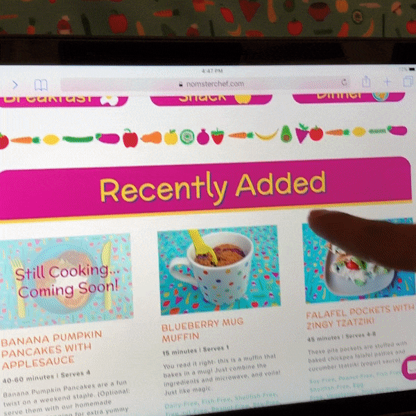 tapping recipe book.gif