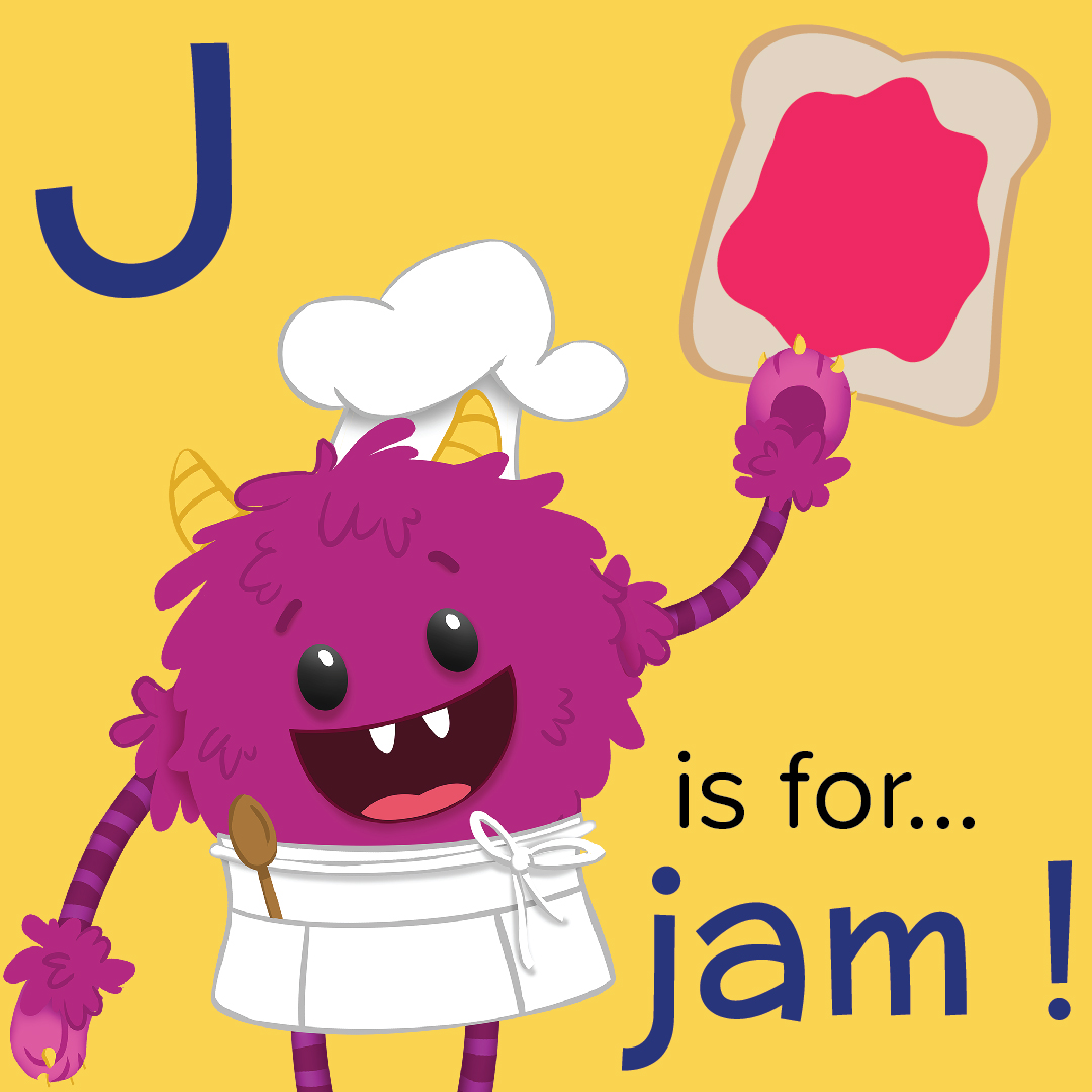 Foods that start with J, J is for Jam, foods beginning with the letter j, recipes starting with j, recipes a to z