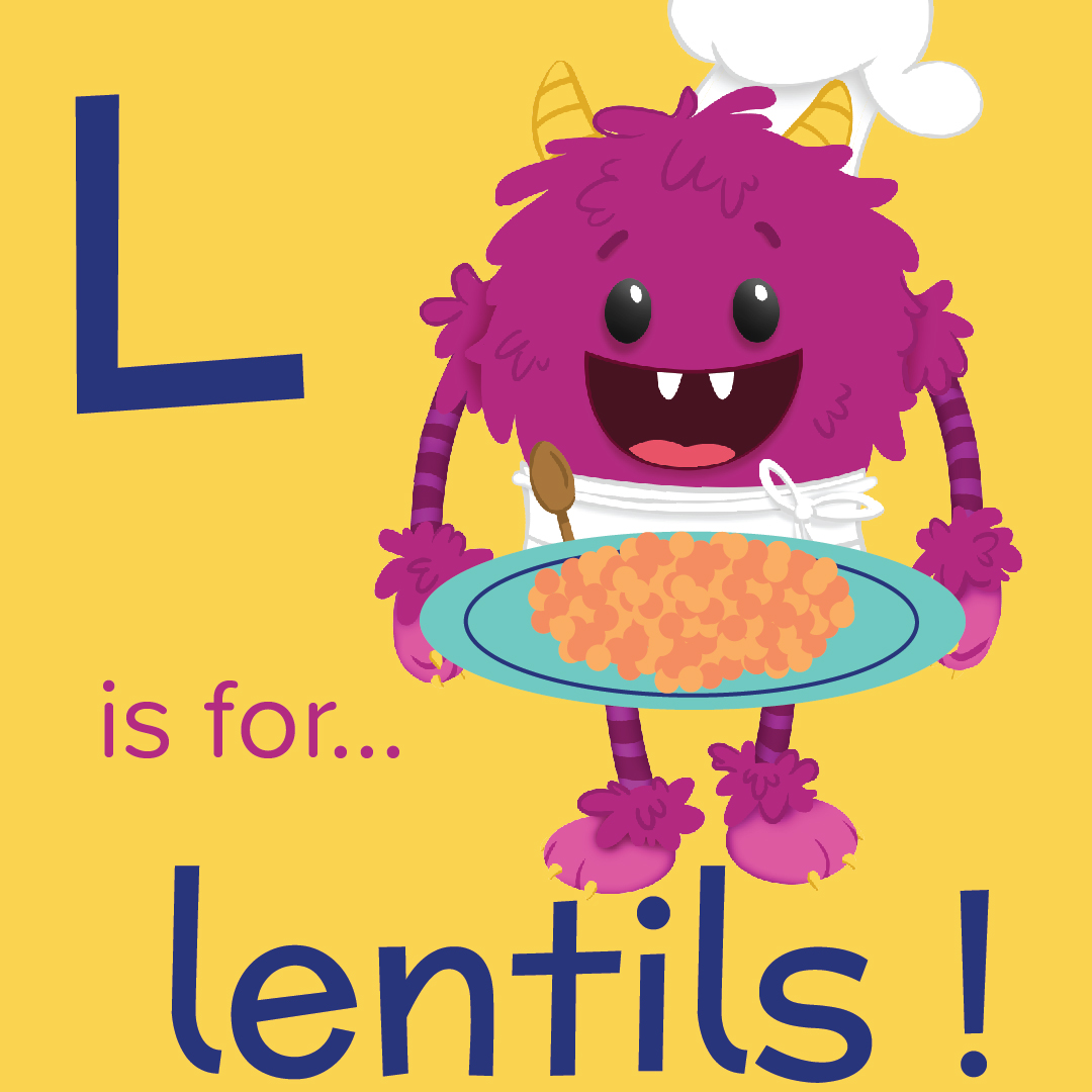 Foods that start with L, L is for Lentils, foods beginning with the letter l, recipes starting with l, recipes a to z