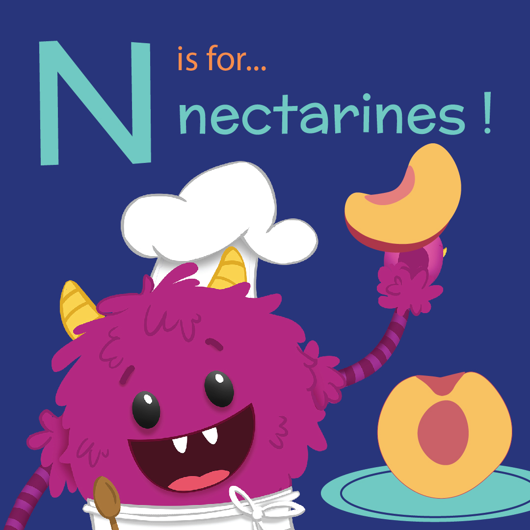 Foods that start with N, N is for Nectarines, foods beginning with the letter n, recipes starting with n, recipes a to z