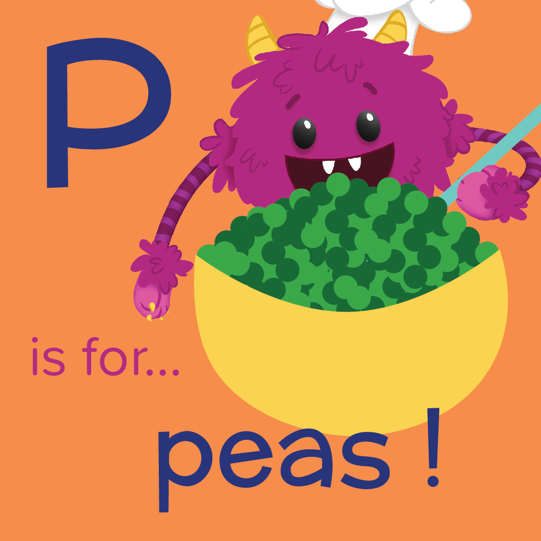 Foods that start with P, P is for peas, foods beginning with the letter p, recipes starting with p, recipes a to z