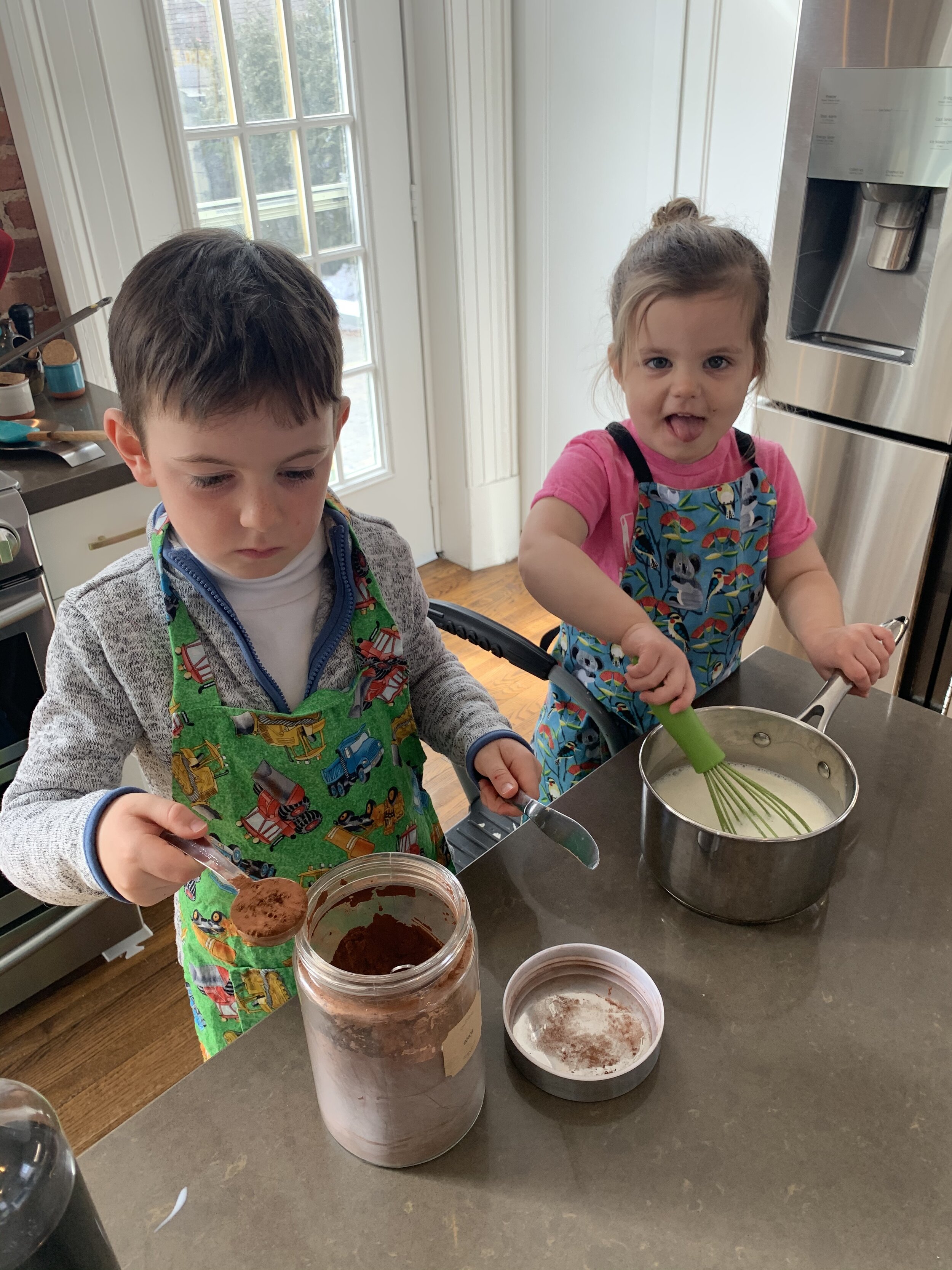 Chefs Ben and Lucy