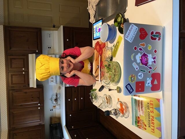 Bring me to your school (virtually)! Schedule a cooking playdate by DMing me (Ashley, Nomster-in-Chief).