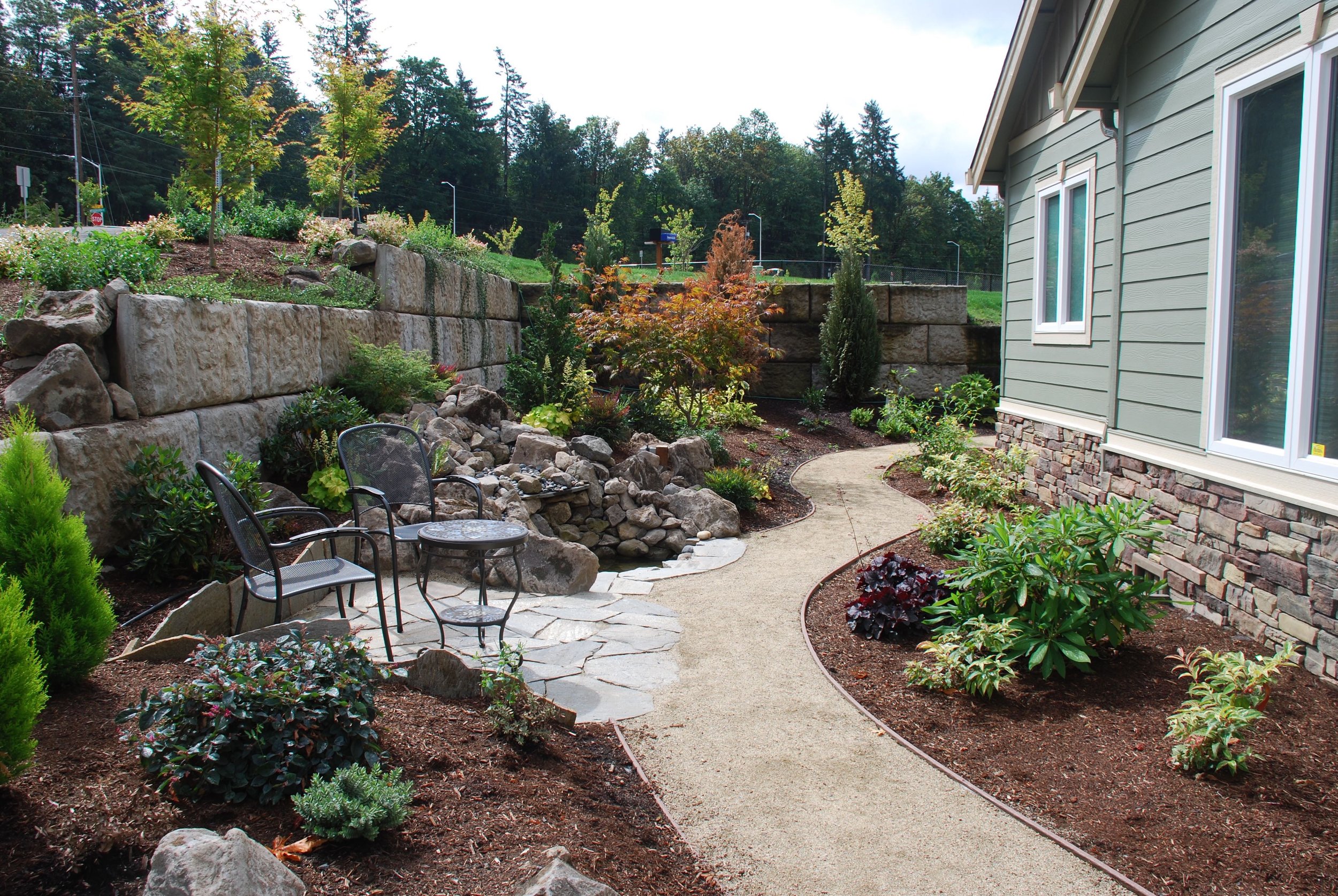 Pondless waterfall