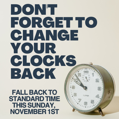 Fall Back to Standard Time