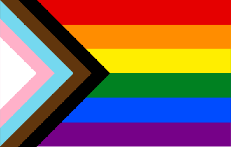 LGBTQ+ Progress Pride flag