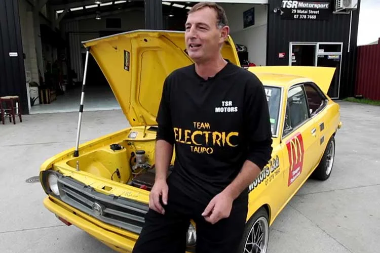 Electric Car using Vision Batteries shocks V8 set via New Zealand Herald