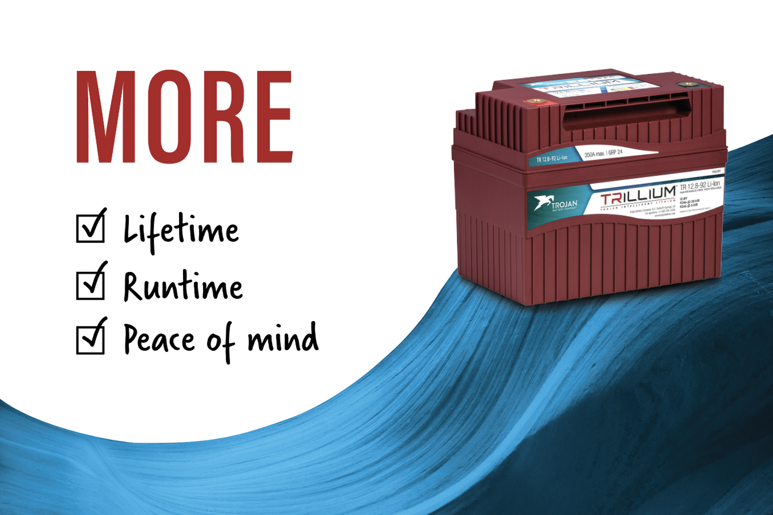 Trojan Trillium Lithium Ion Batteries Give You More
