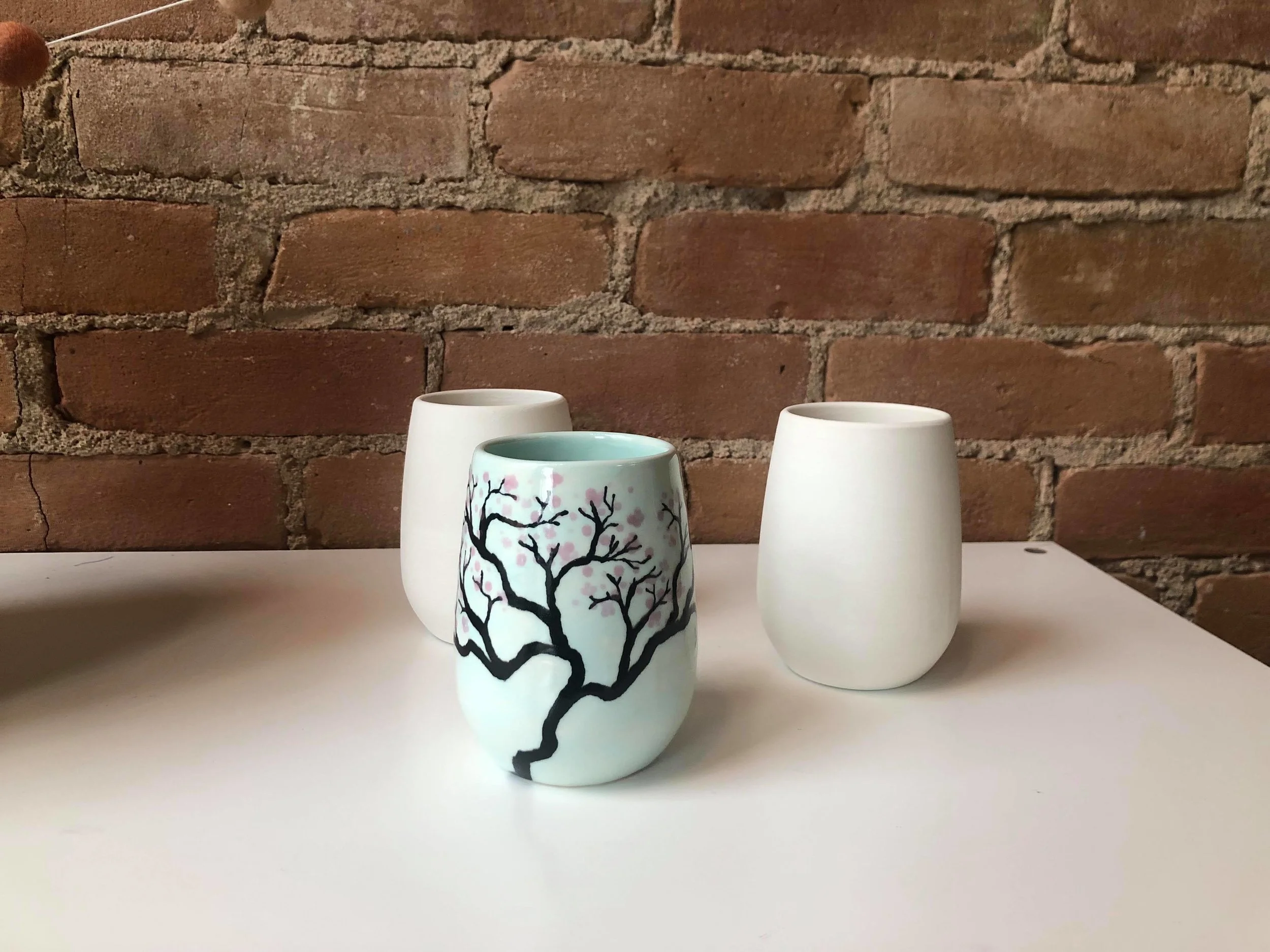 Cherry Blossom Stemless Wine Class
