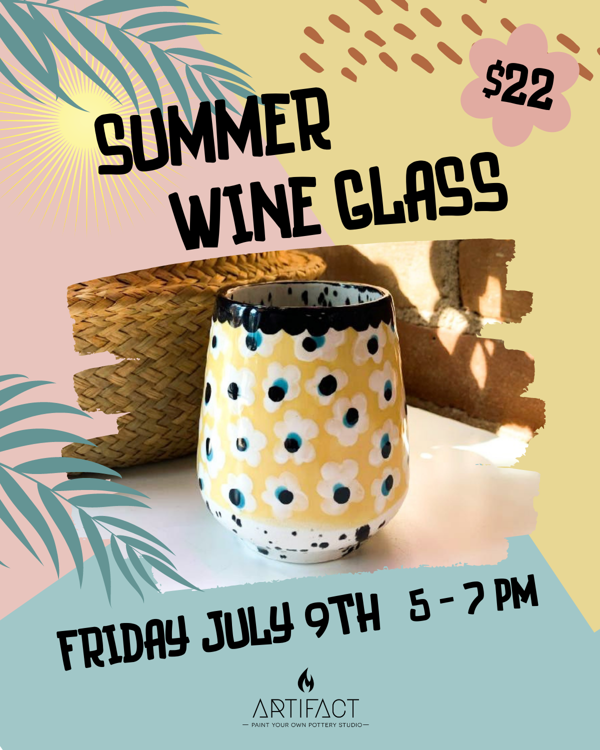 Summer Wine Glass Class