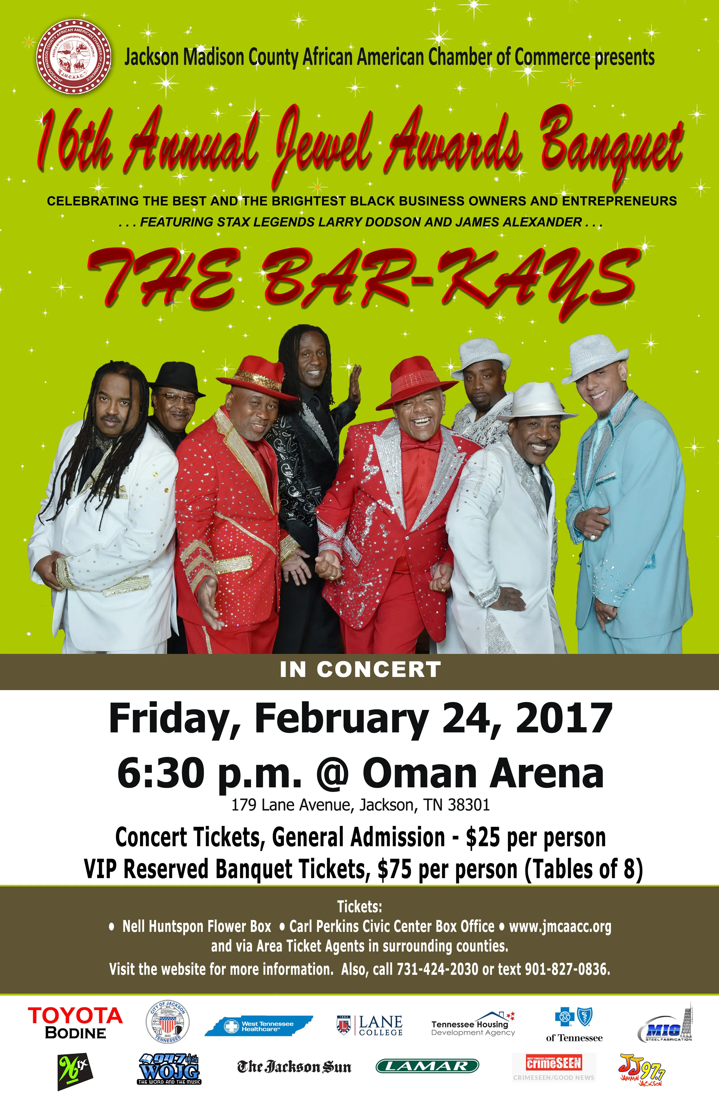 JMCAACC’s 16th Annual JEWEL Awards  at Jackson Oman Arena – Feb. 24