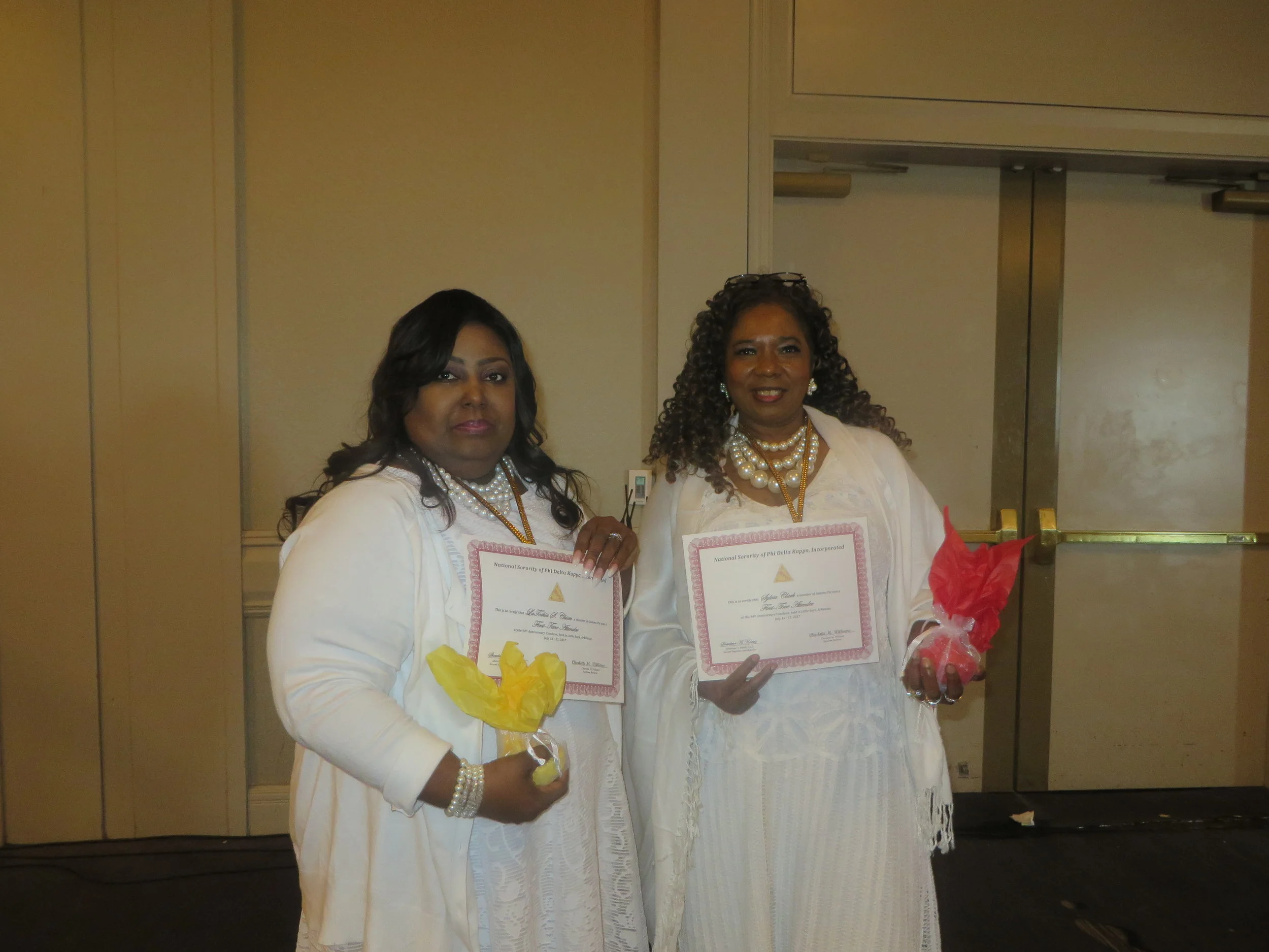 LaToshia Chism and Sylvia Clark, First Time Attendees