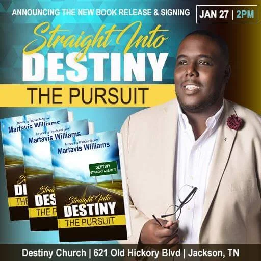 Local youth pastor, Martavis Williams, is releasing his first book.