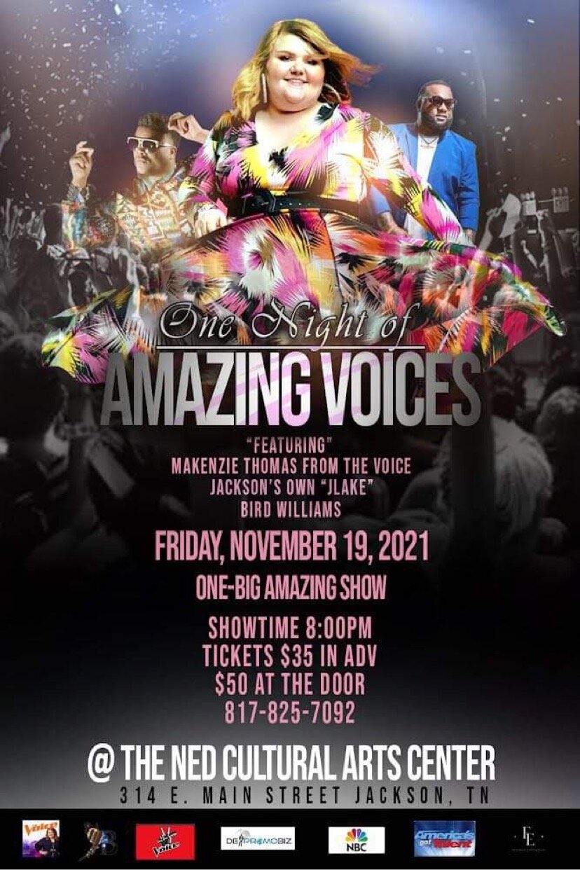 Makenzie Thomas from Voice Coming to Jackson, TN, Friday, November 19, 2021