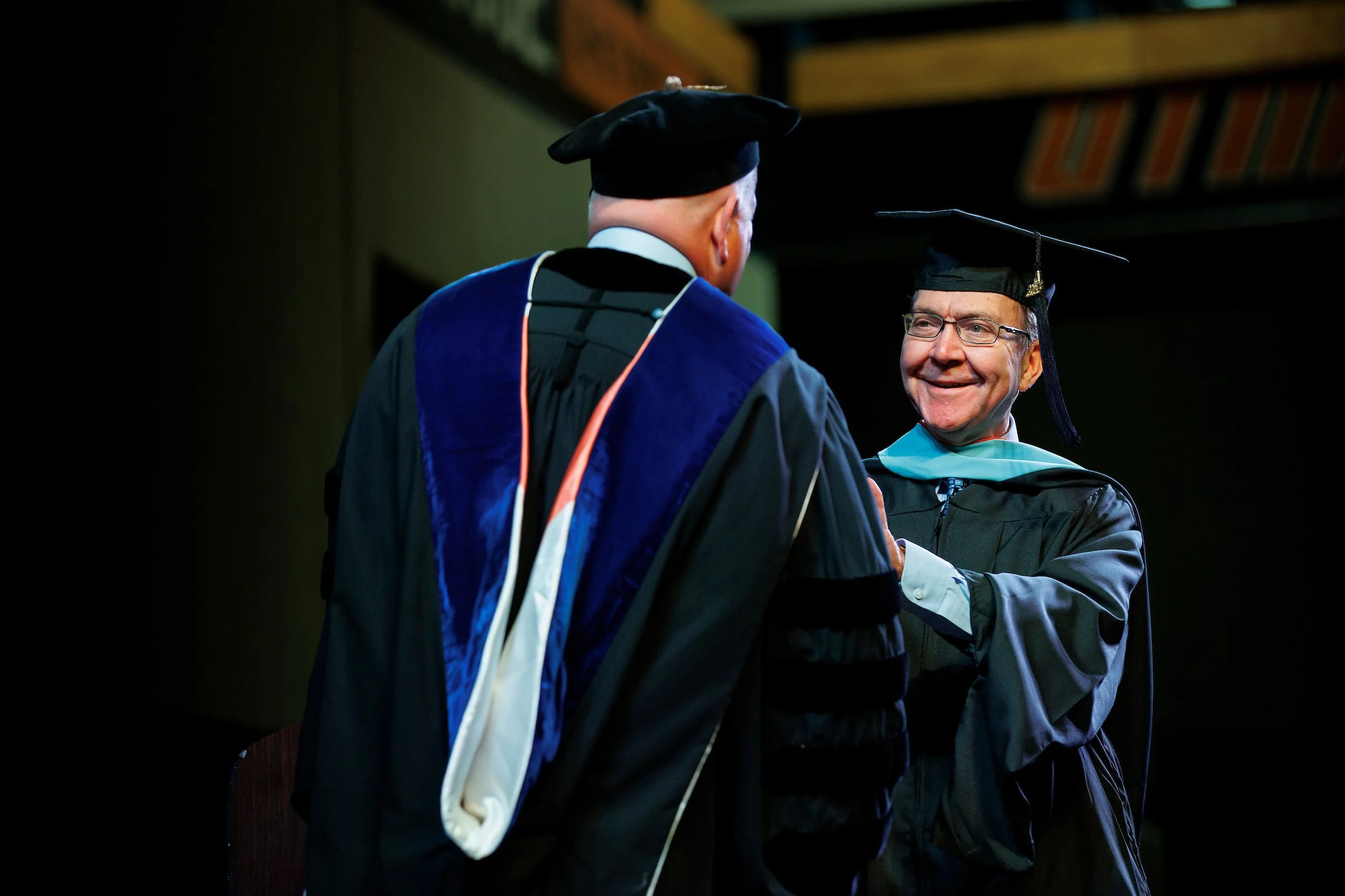 FACULTY MEMBER ADDS TO HIS KNOWLEDGE BY DEGREES