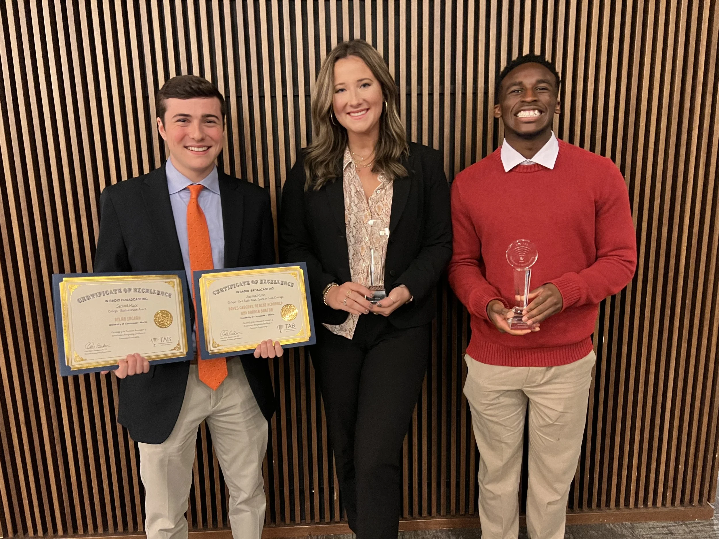 WUTM SWEEPS CATEGORIES AT TAB AWARDS PROGRAM