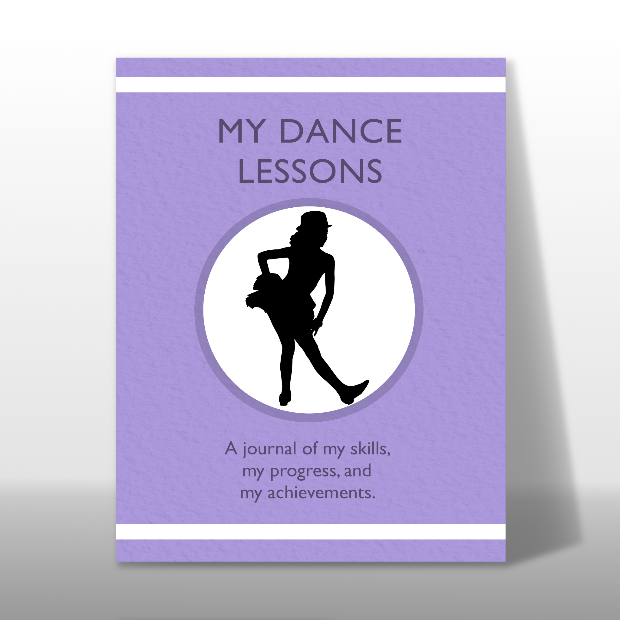My Dance Lessons skill tracking journal for kids learning dance ISBN 978-1-954130-24-1, 978-1-954130-25-8