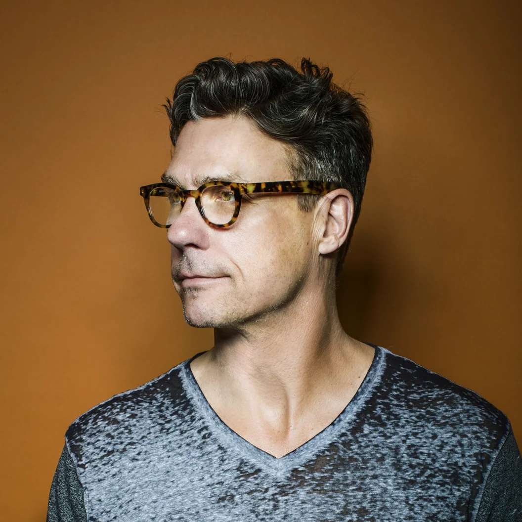 Hugh Kretschmer photographed by Kristyna Archer in downtown Los Angeles
