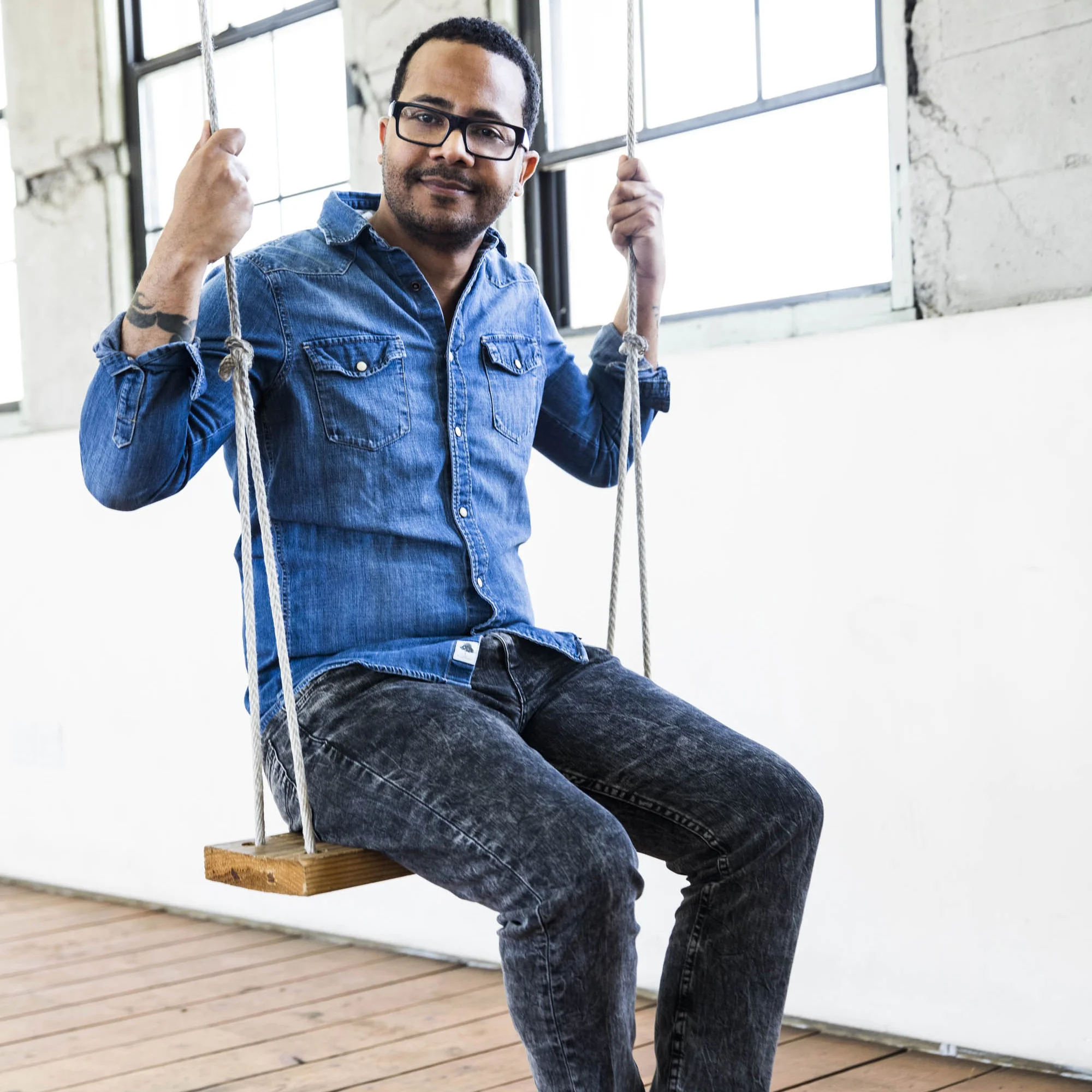 Norman Brown photographed by Kristyna Archer in Los Angeles.