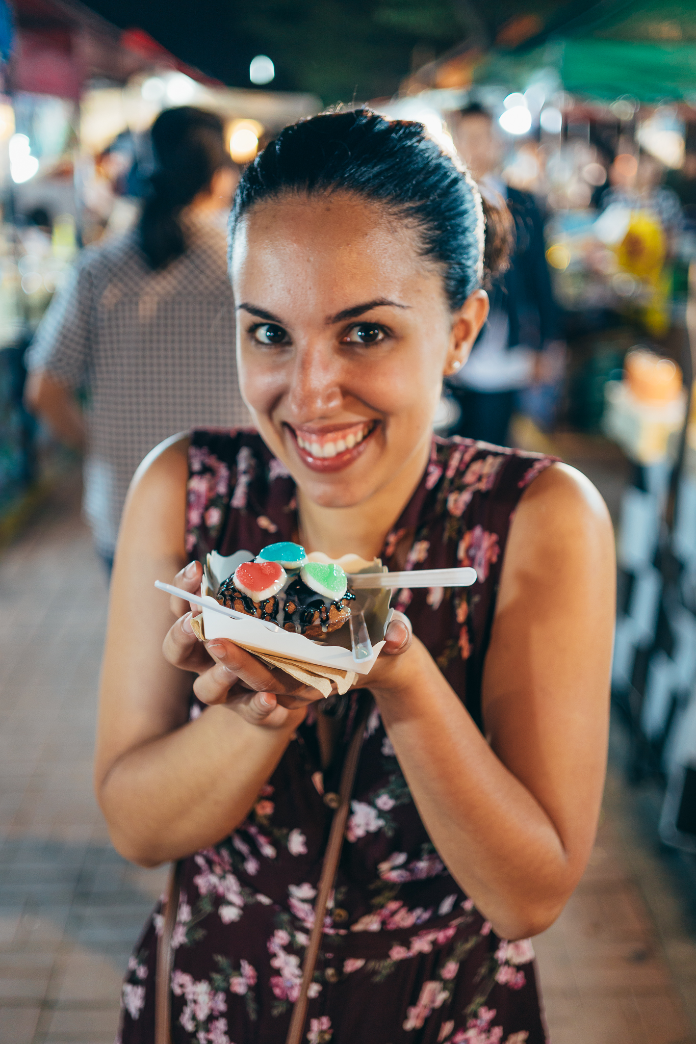 Fried ice cream with gummies