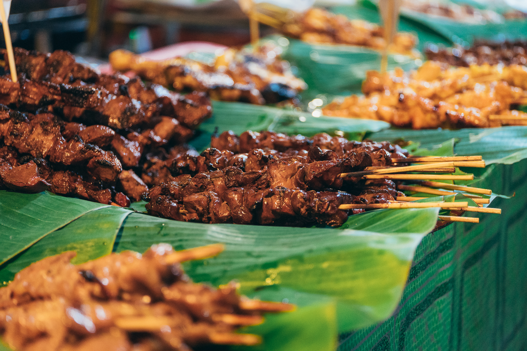 All kind of tasty skewers
