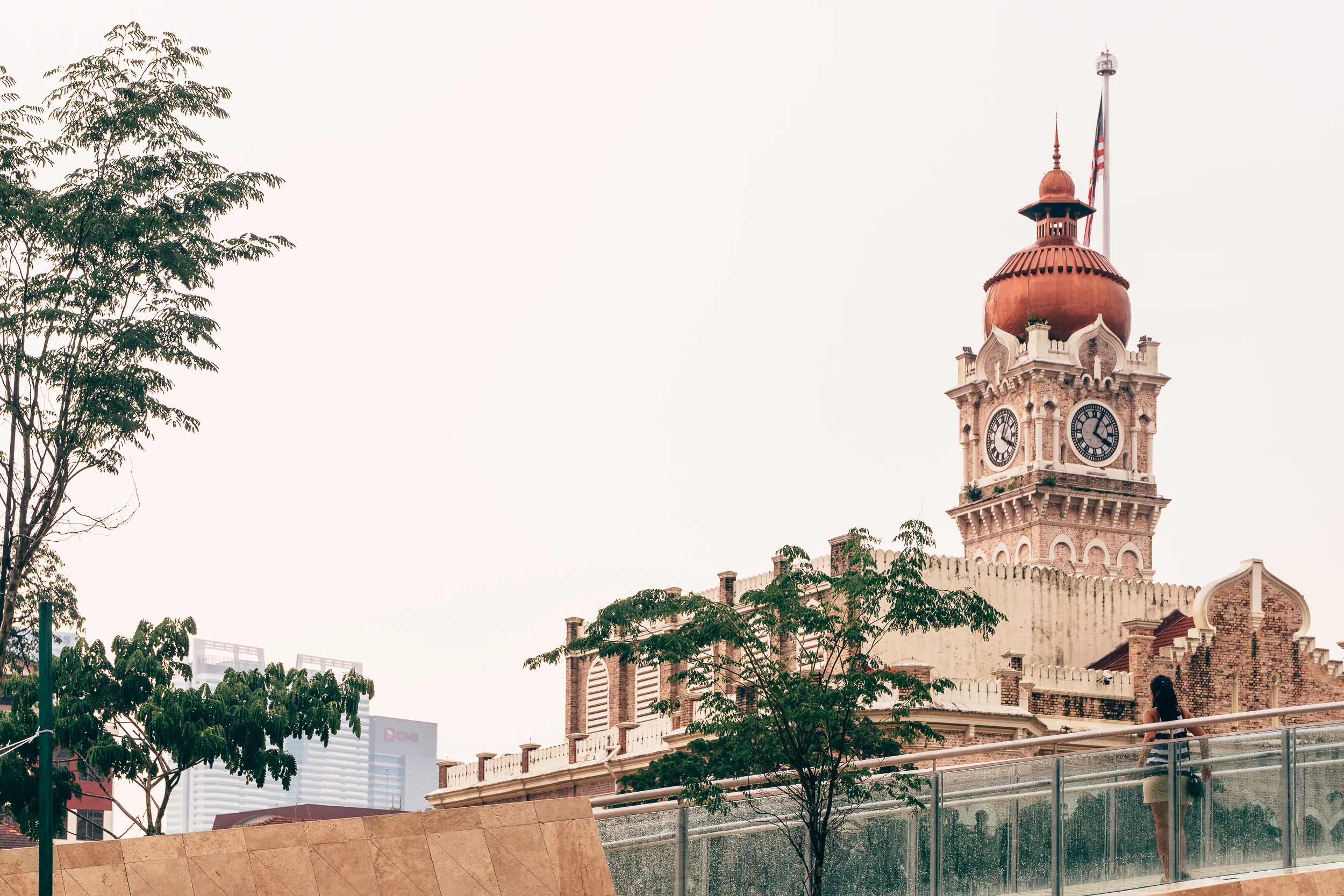 Merdeka Square, as seen from behind.
