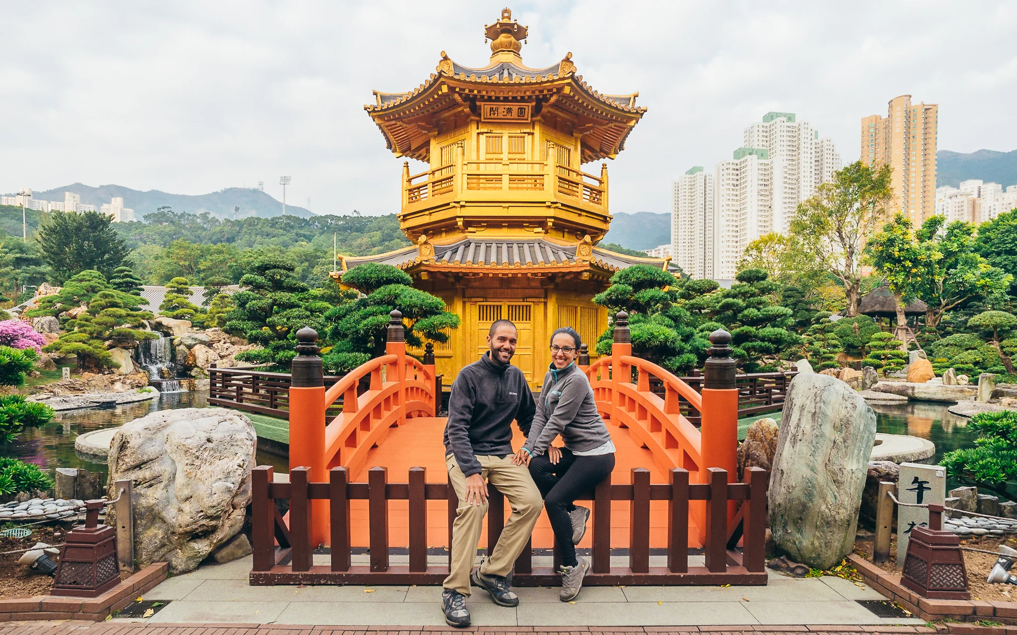 Hong Kong is just as hectic and stimulating as you imagine it to be. Even after having spent 7 months in Southeast Asia, the 3 days we spent in Hong Kong felt like we had been transported to another world. This was taken at Nan Lian Garden, a small respite in the middle of the big city. 