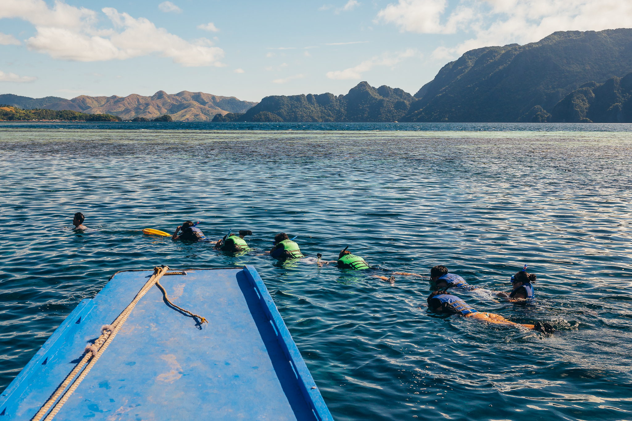 Off to a snorkeling adventure!