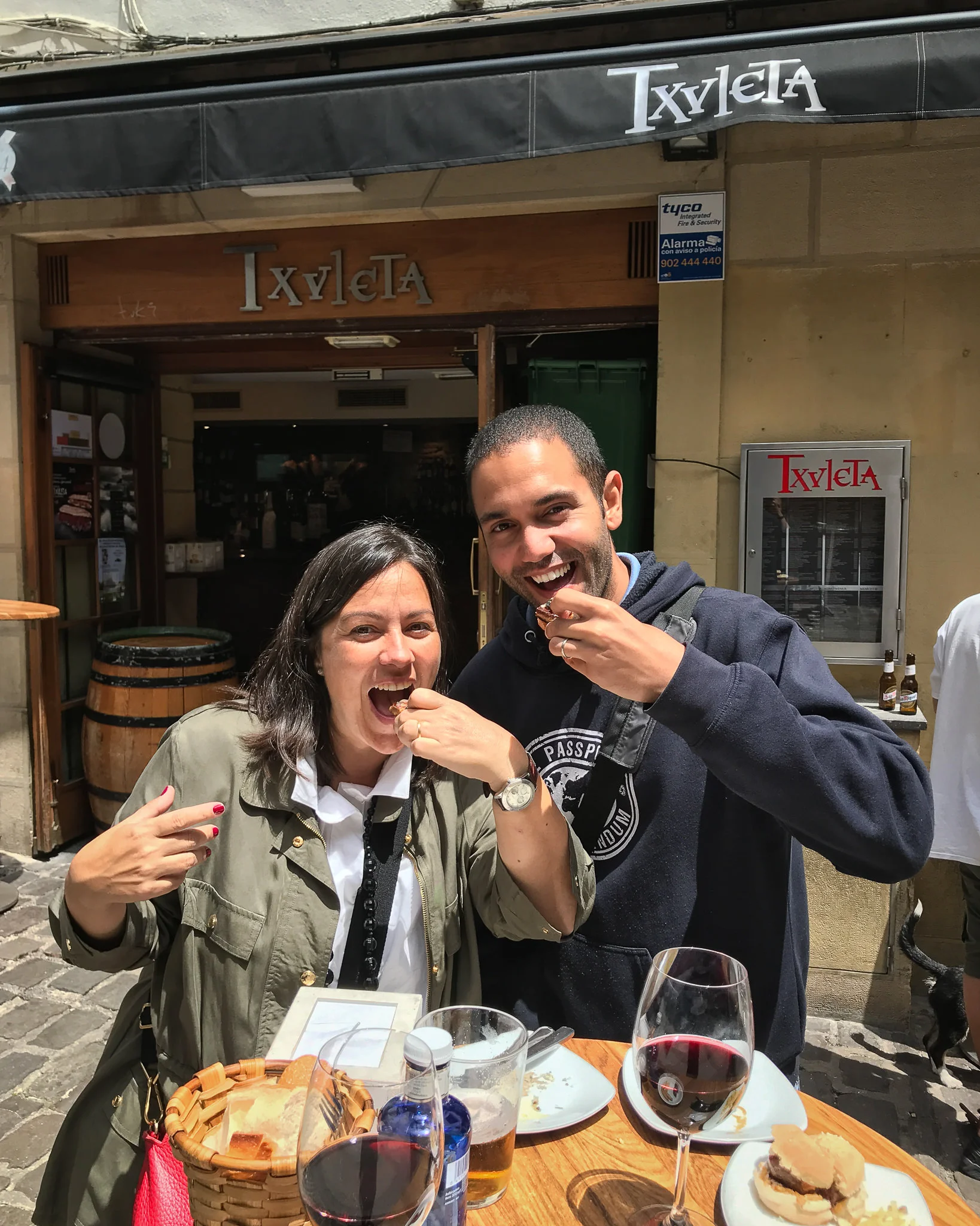 With Eskerne from Discover San Sebastian, the best tour guide ever!