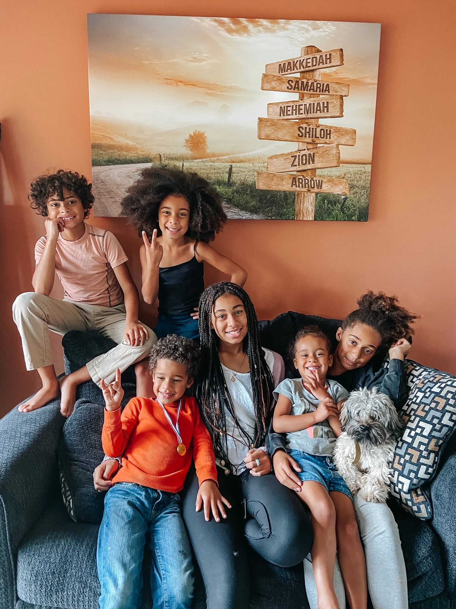 When the children pray.