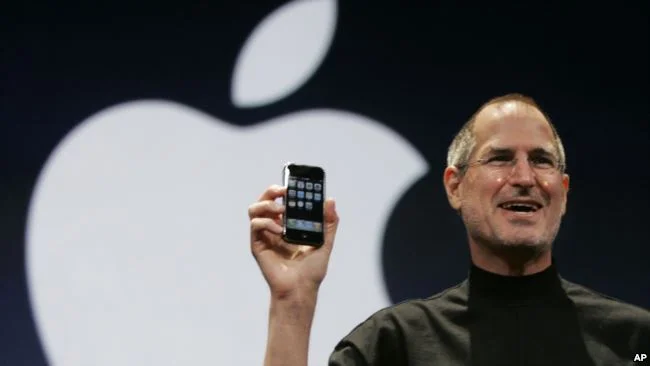 Steve Jobs announcing the first iPhone in 2007