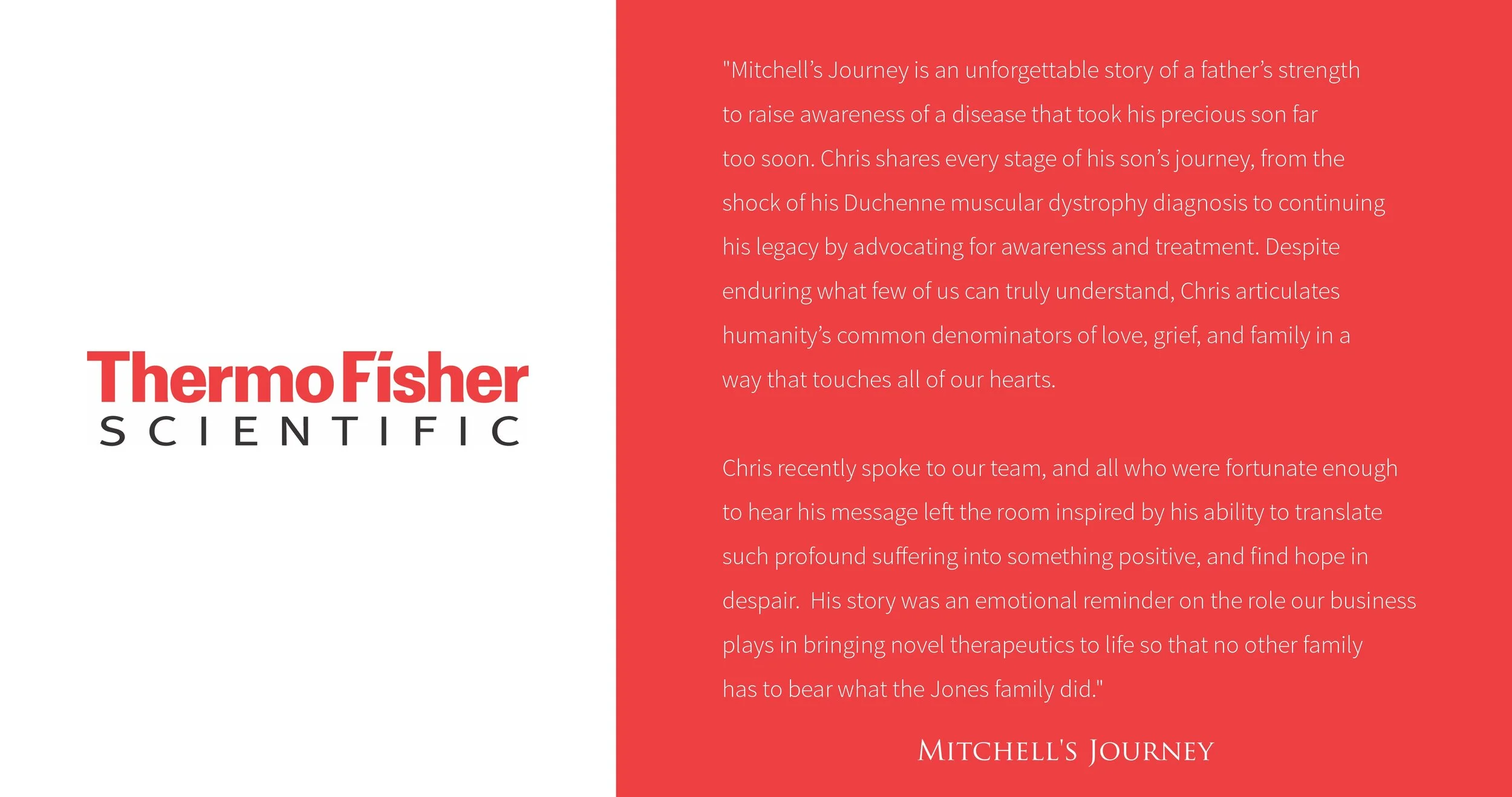 ThermoFisher Scientific Testimonial