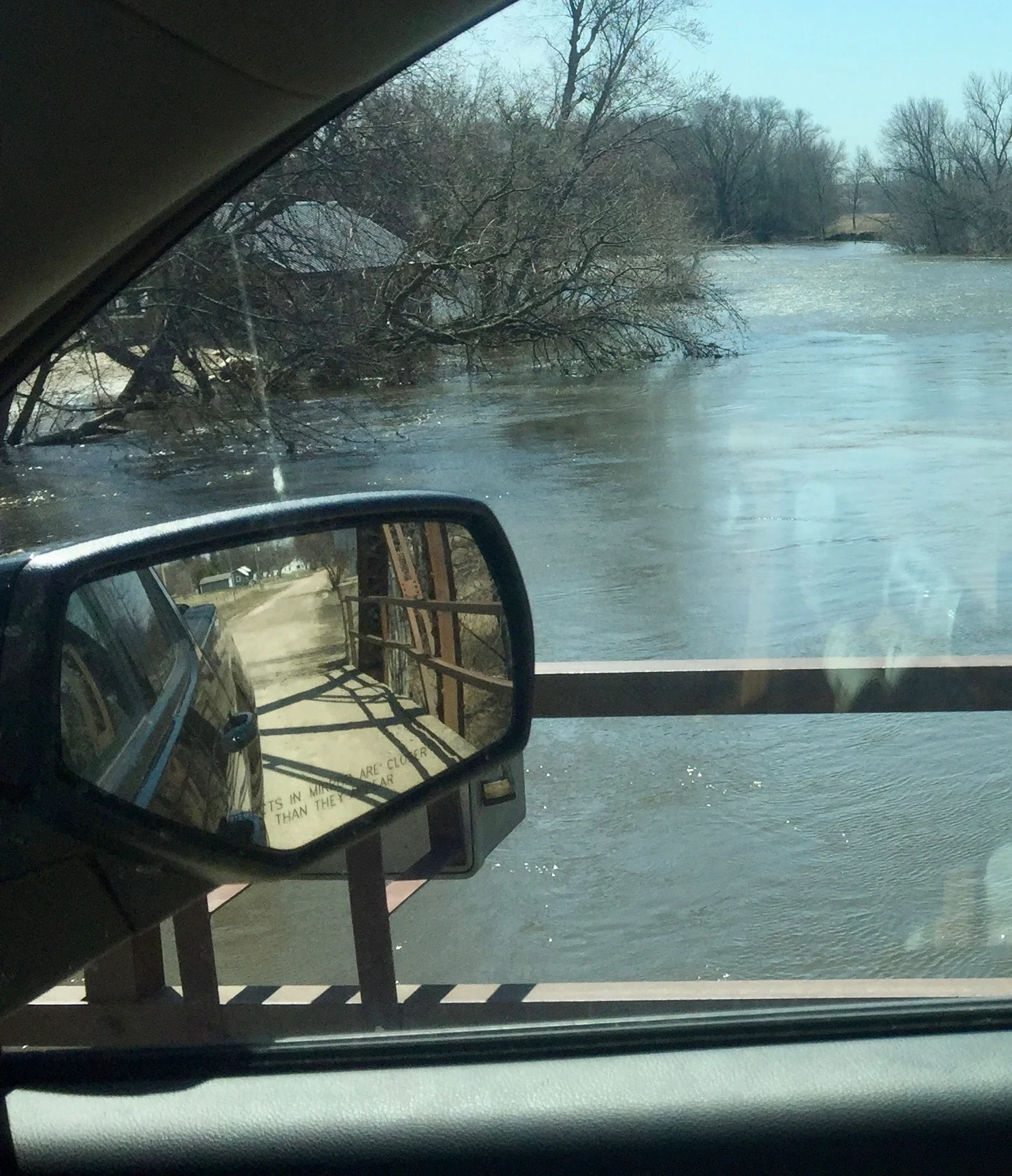 Leadership... Objects in the mirror are closer than they appear.