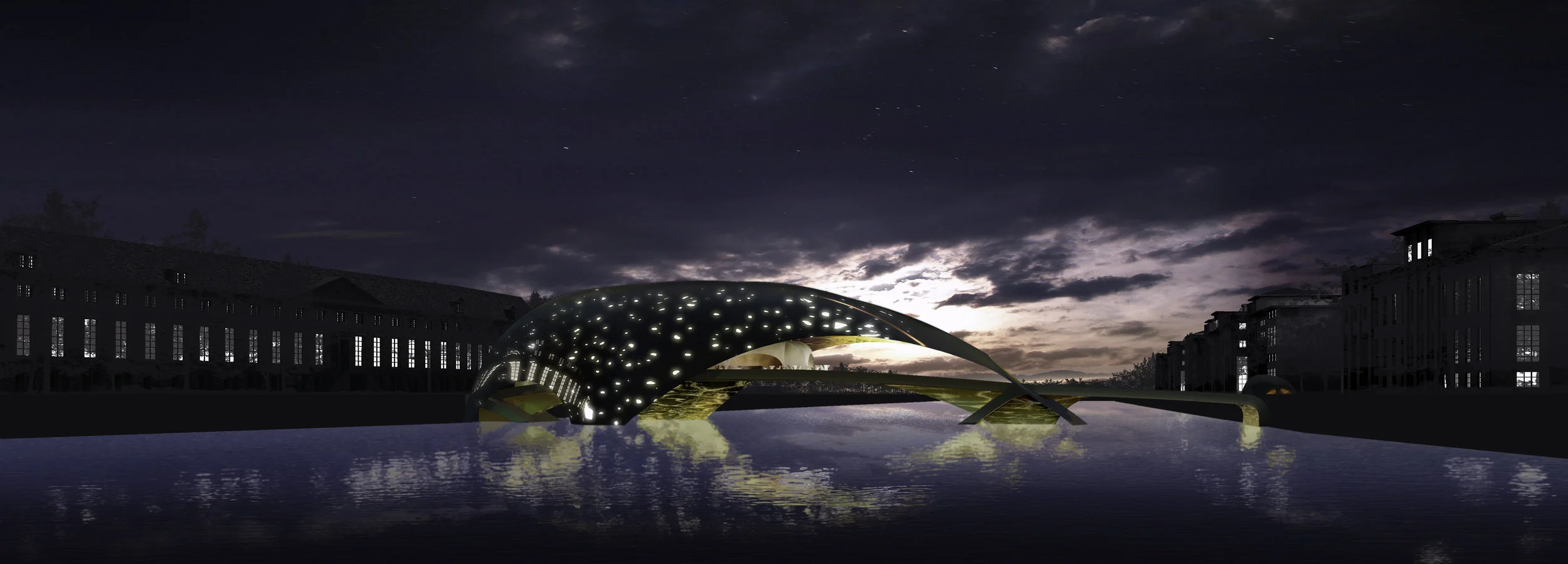 PARAMETRIC BRIDGE_Nighttime View.jpg