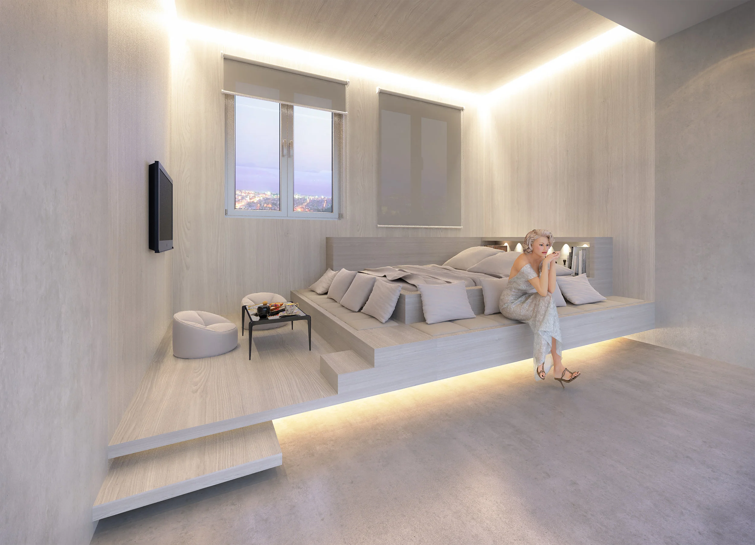   HEDONISTIC PLATFORM    Type:&nbsp;  Proposal for Athens New Hotel Development Project   Programme:  &nbsp;Interior Design for Hotel Guest Room   Client:  &nbsp;Greek National Tourism Organisation   Location:  &nbsp;Athens, GREECE 