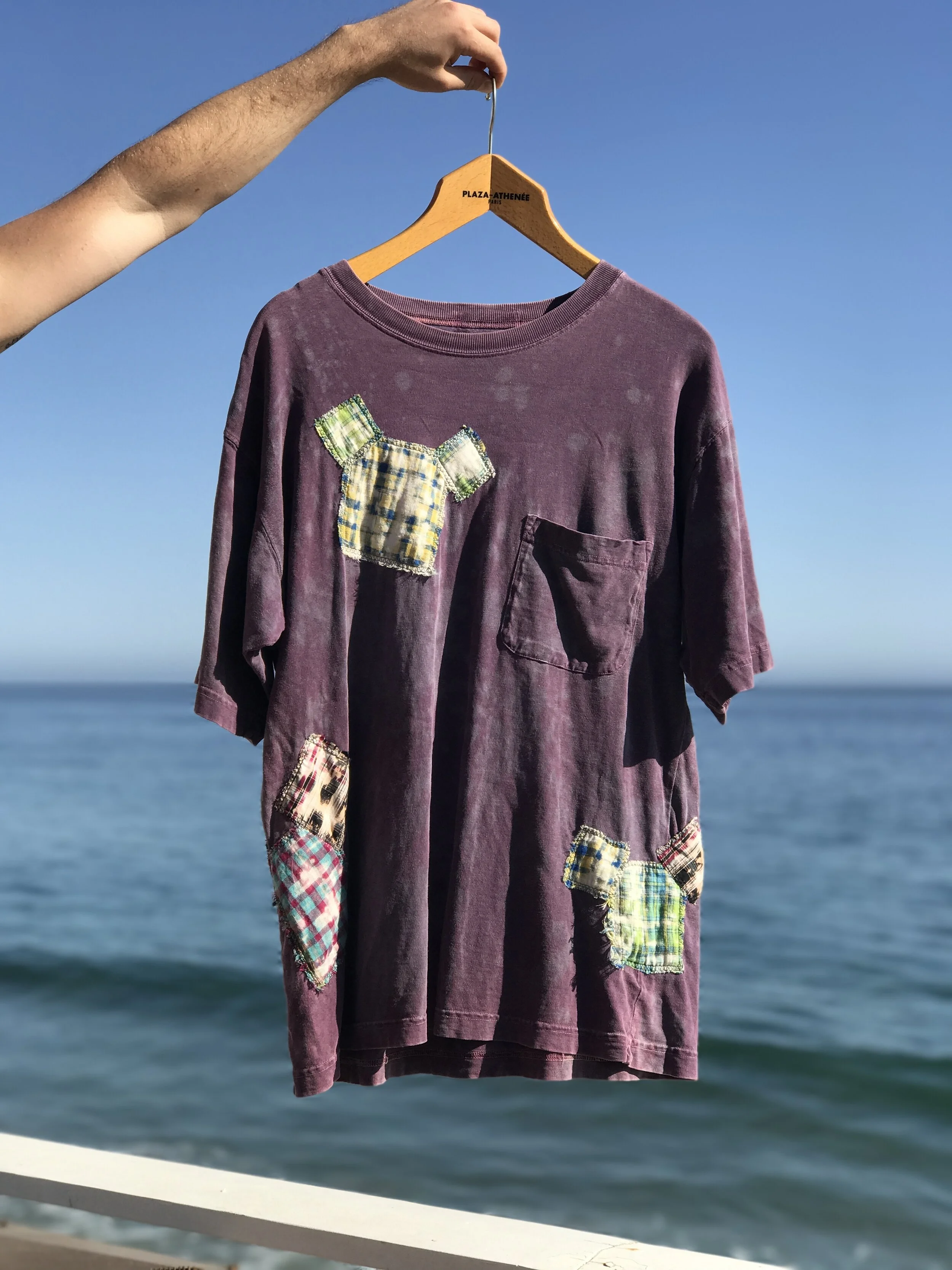 Mouse Patch Shirt in Purple (Front)