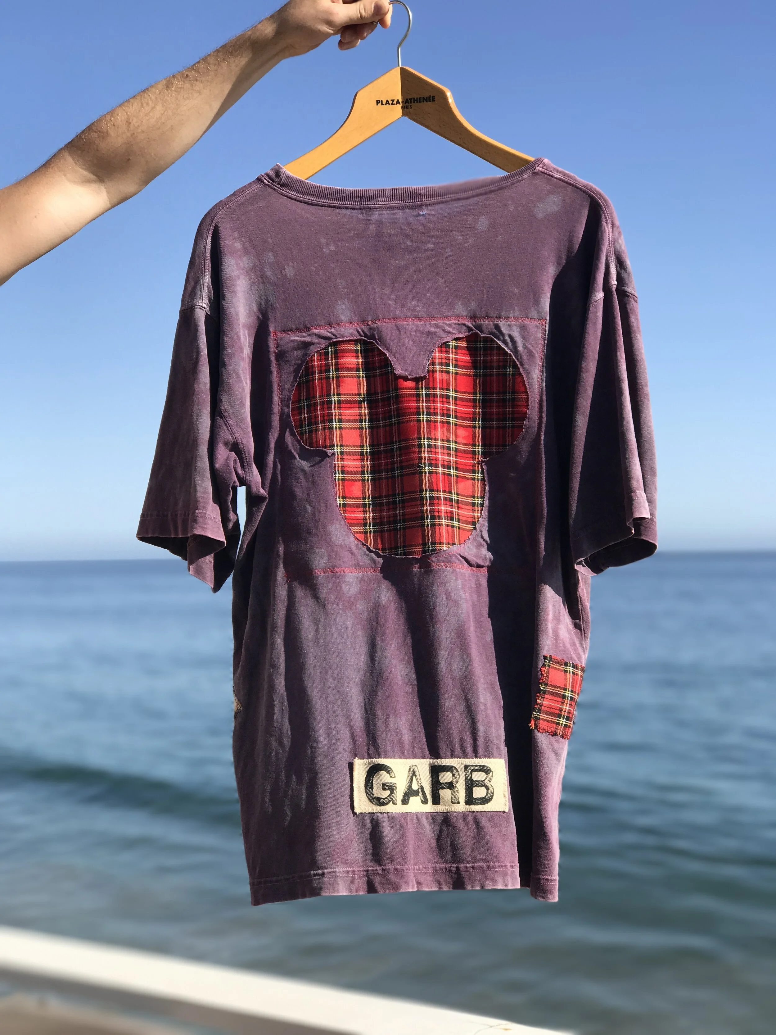 Mouse Patch Shirt in Purple (Back)