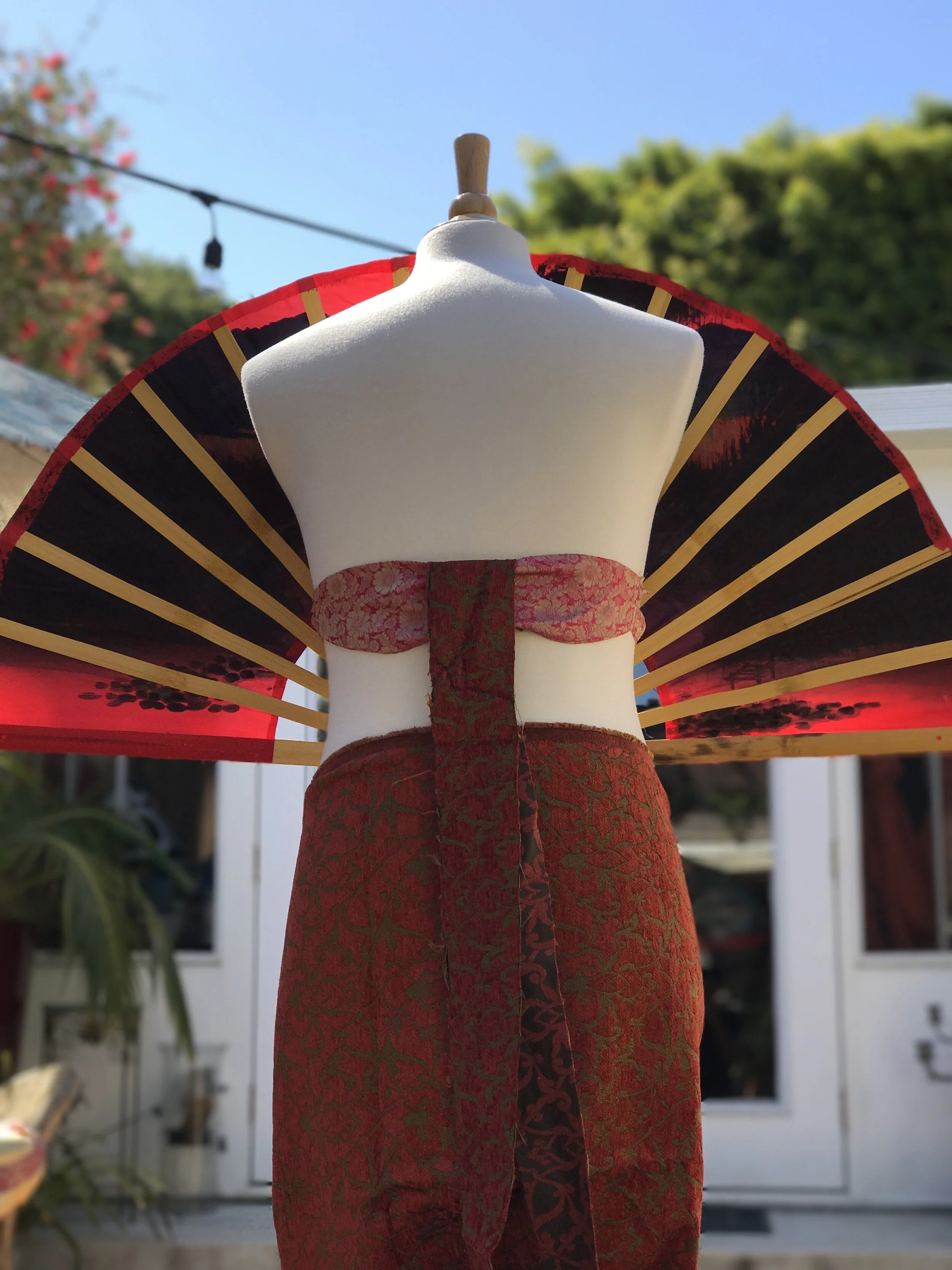 Fan Top in Bamboo (Back)