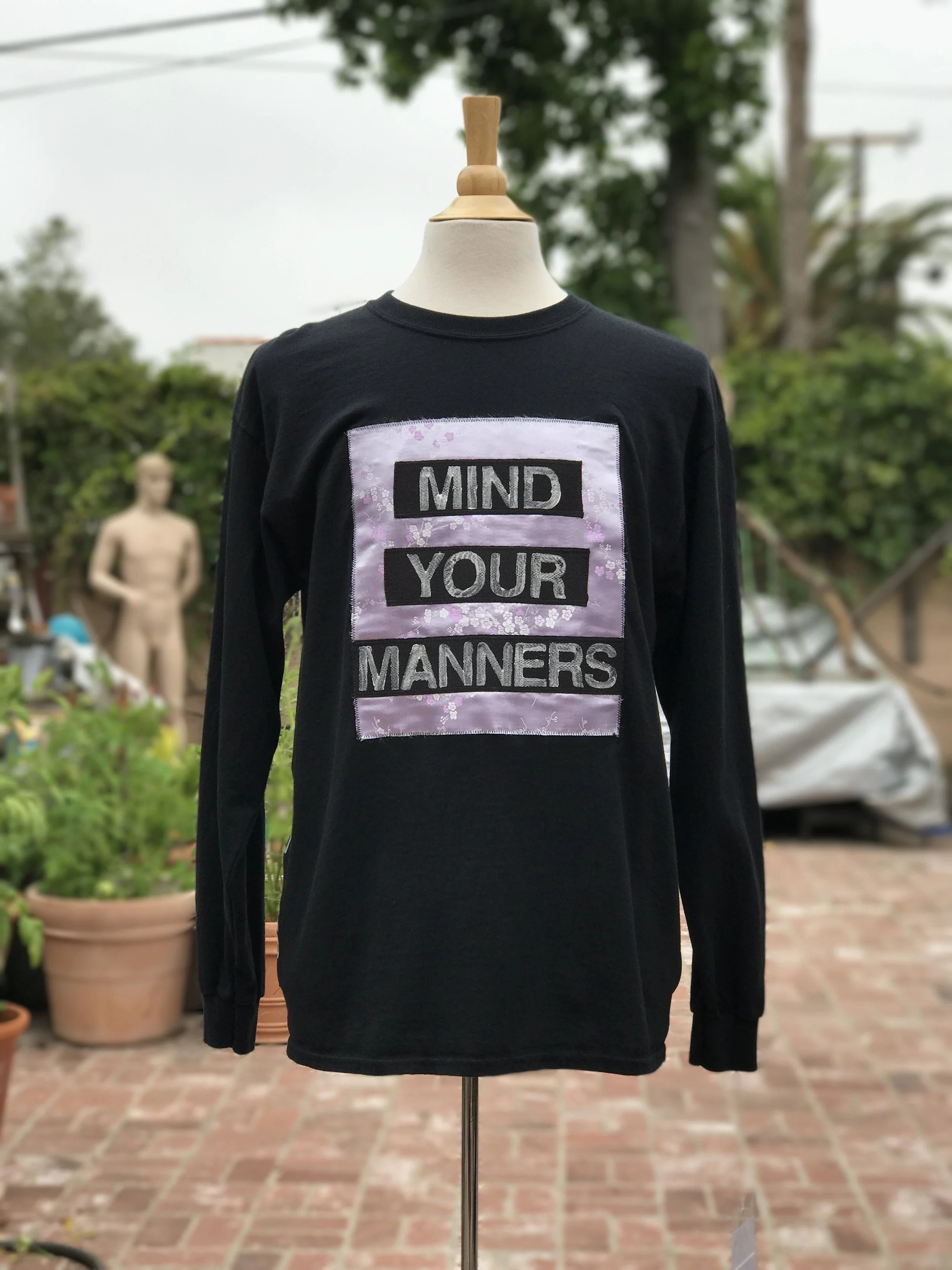 Mind Your Manners Shirt in Black