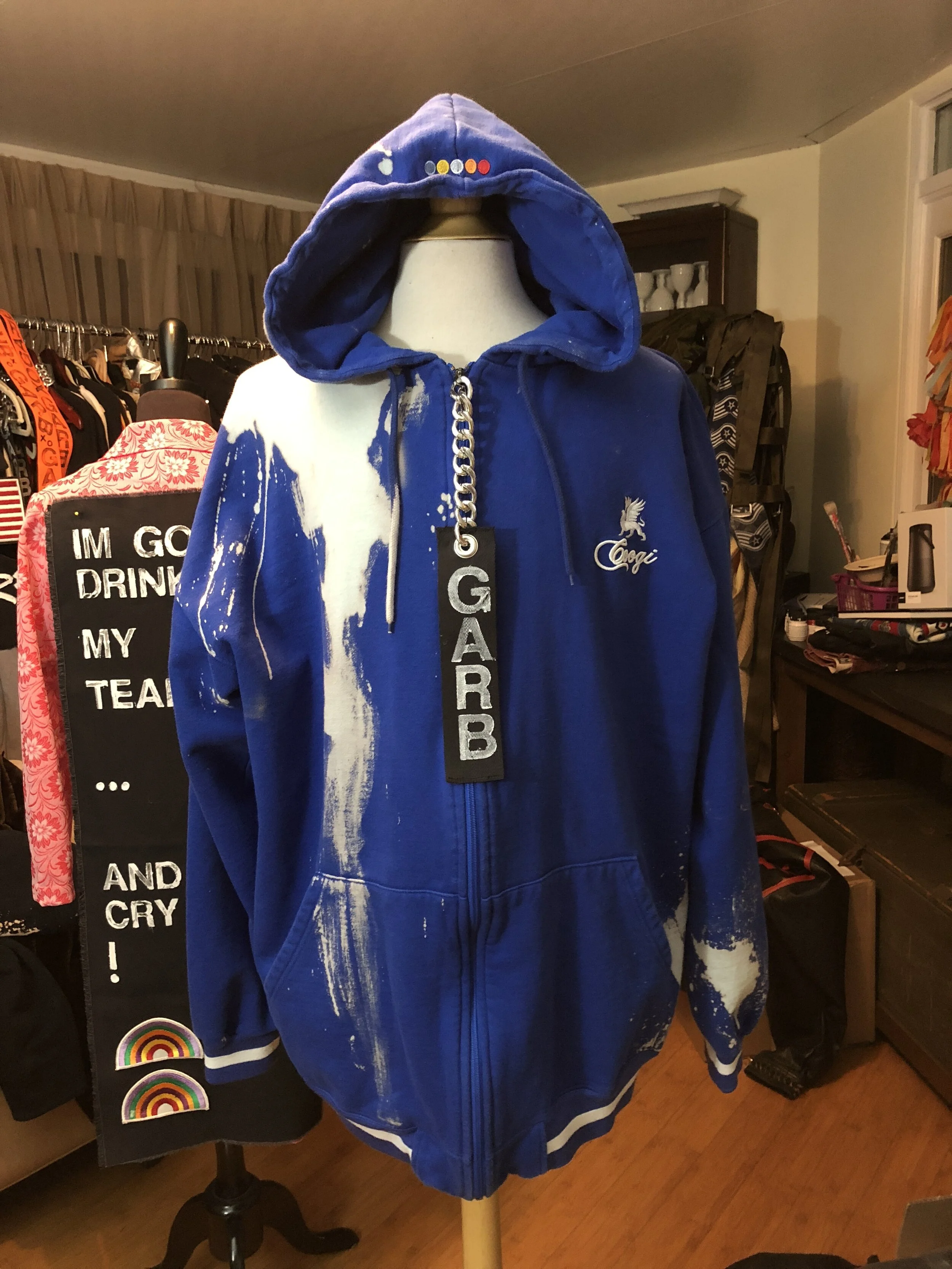 Logo Hoodie in Blue