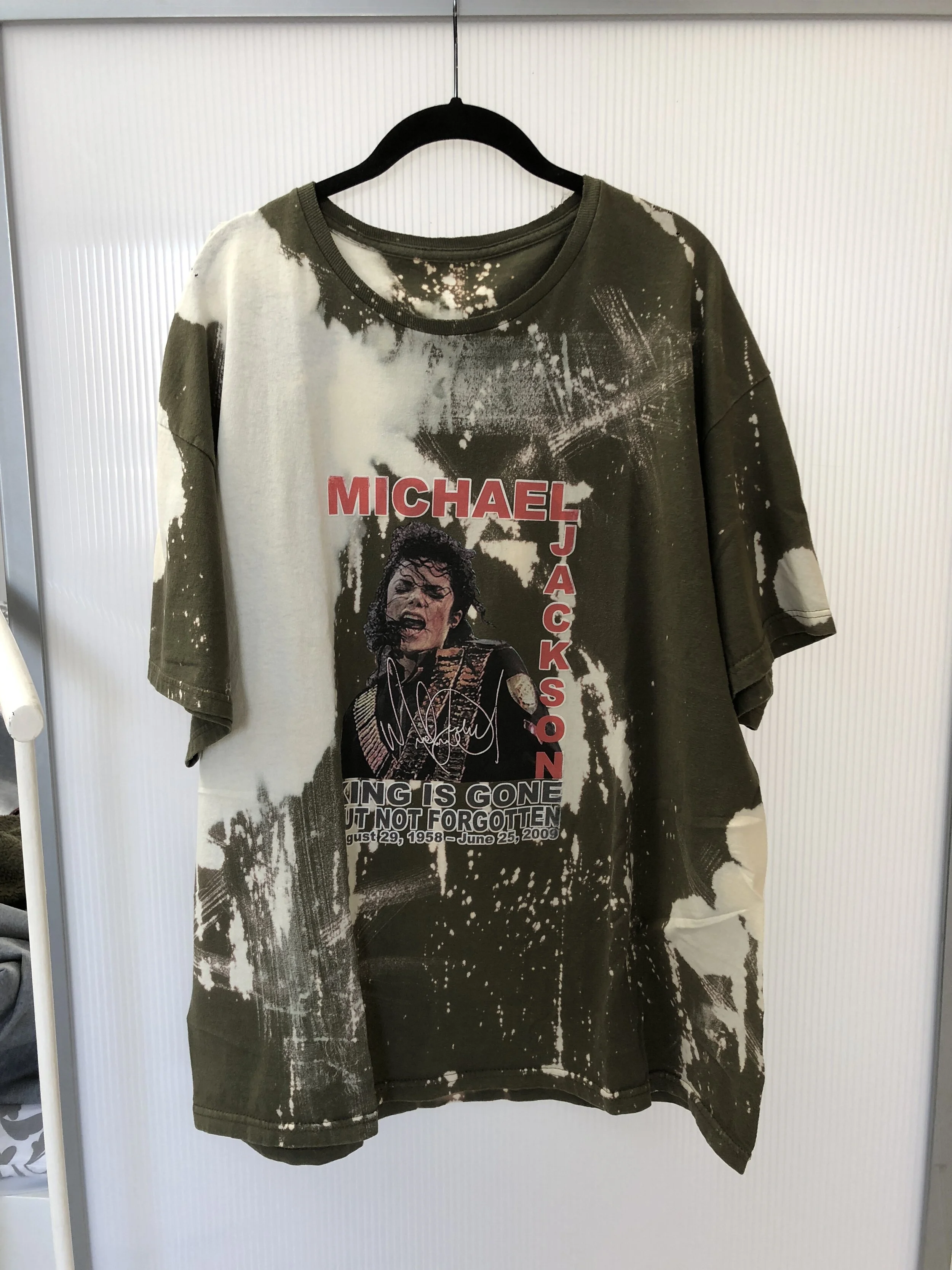 Michael Jackson Tribute Shirt in Green