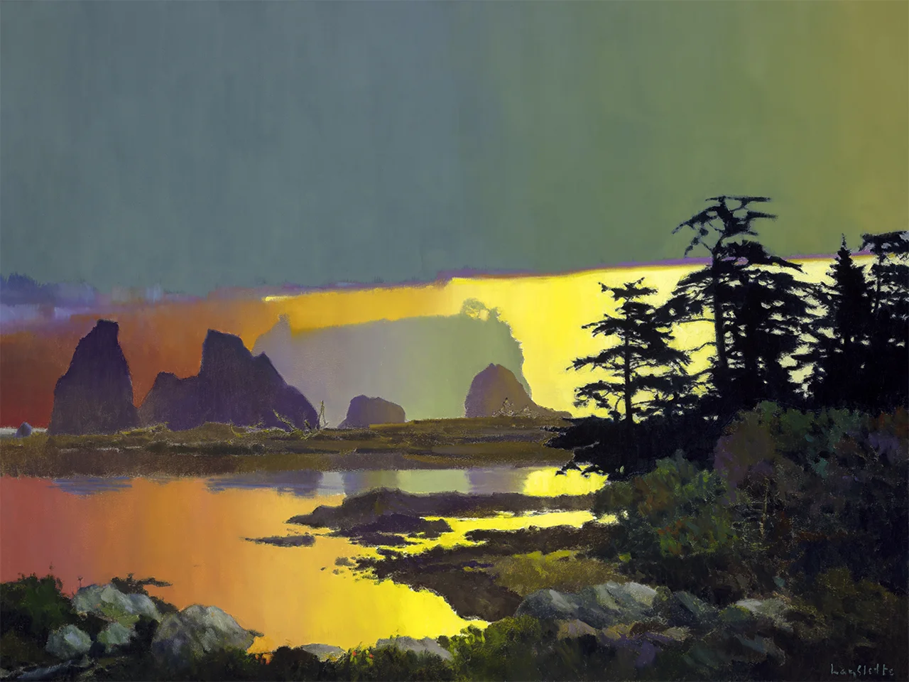 hmoc 1722 Ebb Tide at Ruby Beach No. 2 30x40