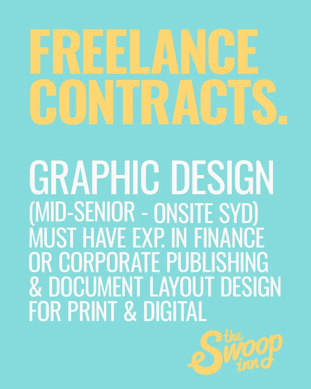Freelance Graphic Design contracts (Mid-Senior)