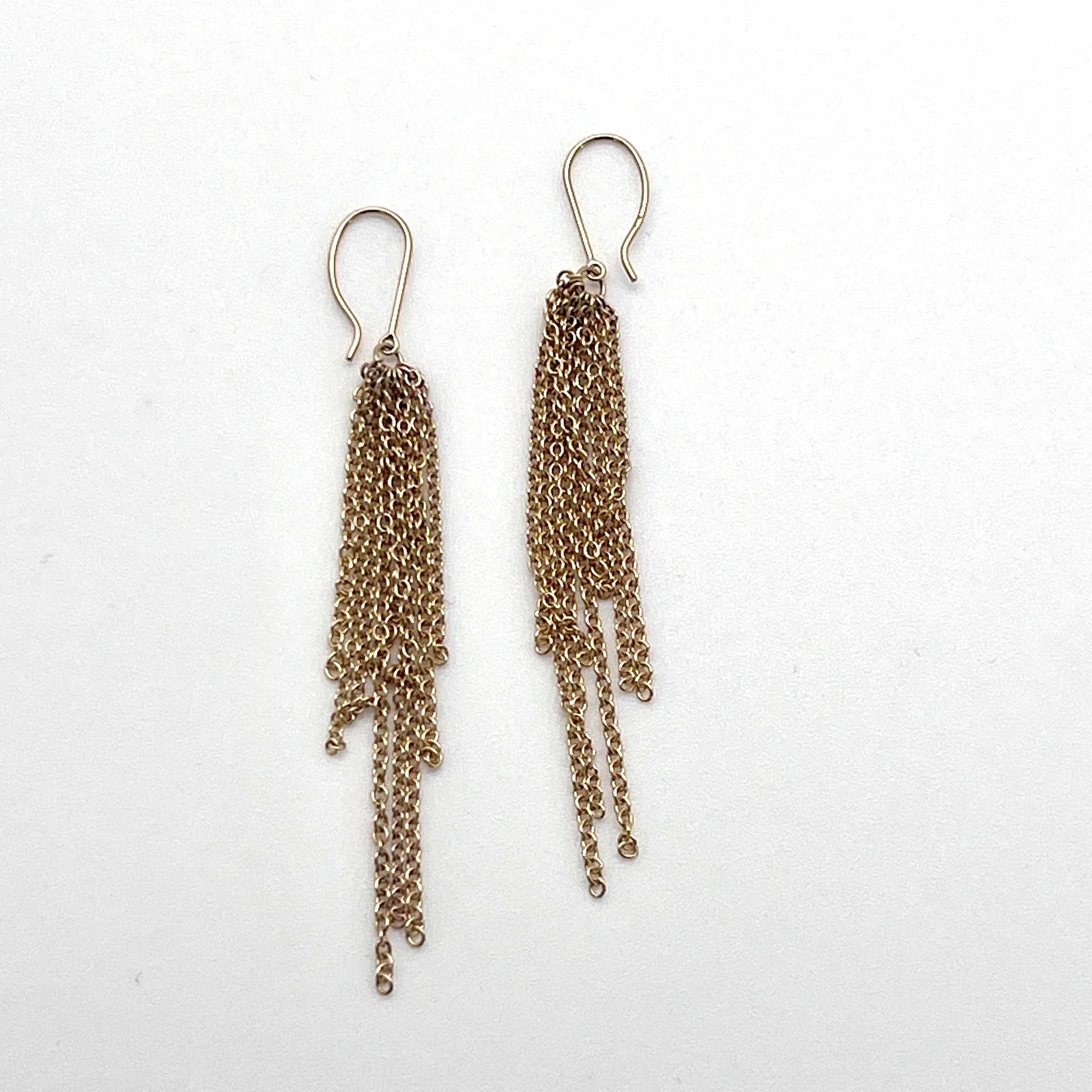 chain dangle earrings
