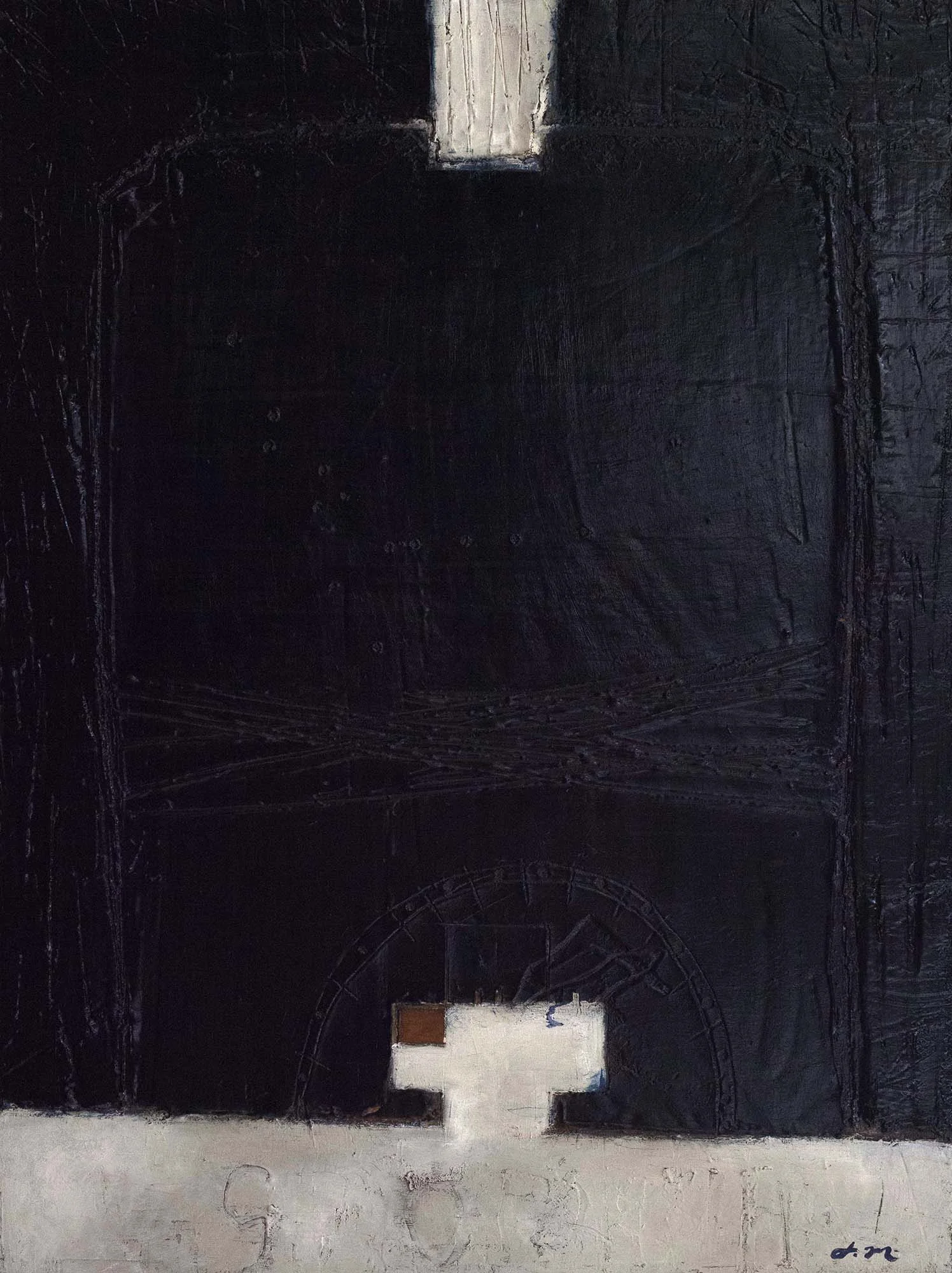Archetype 48x36 in. Mixed Media on Board