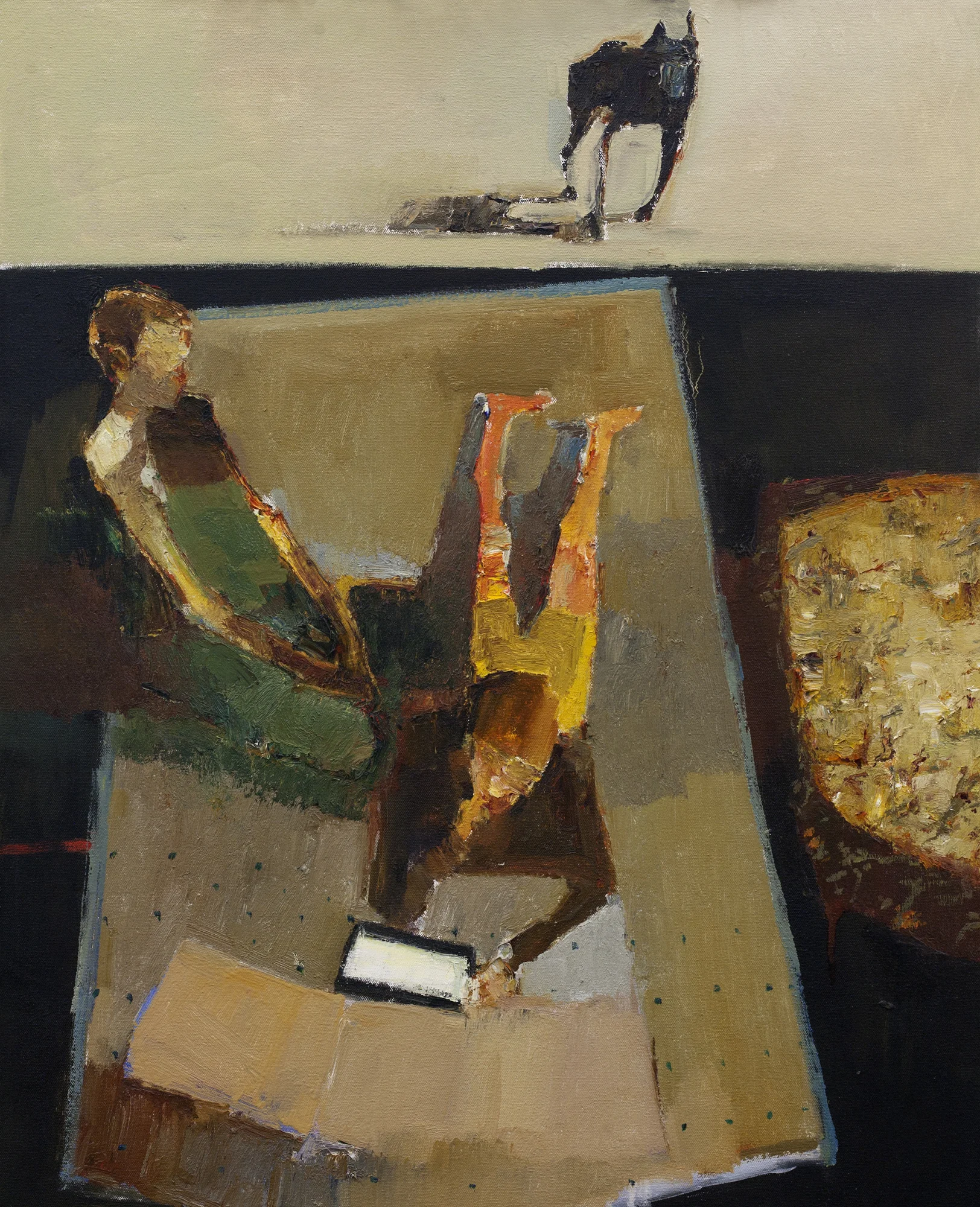 Activities 30x24 in. Oil on Canvas