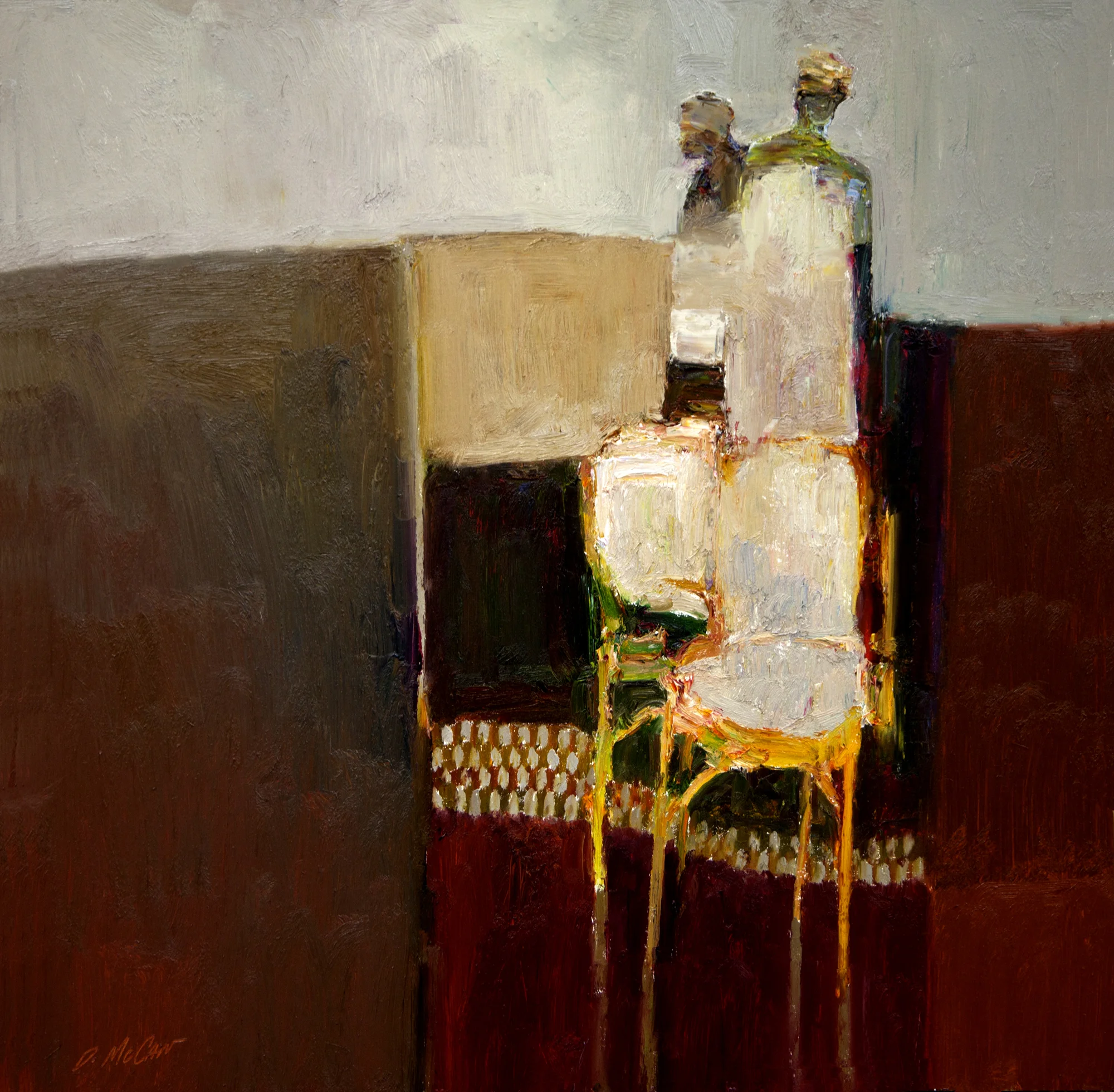 Standing Figures 24x24 in. Oil on Board